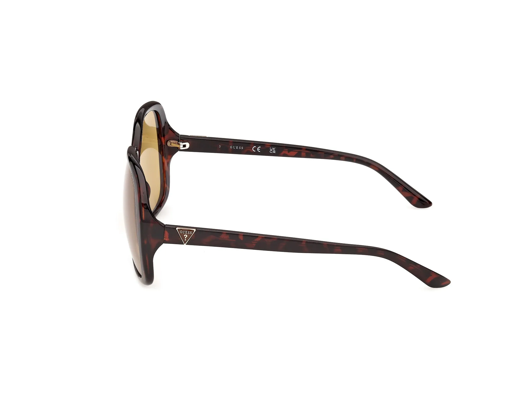 Guess GU00350 56E Occhiali da sole Iniettato Havana Marrone Farfalla Normale - immagine 3
