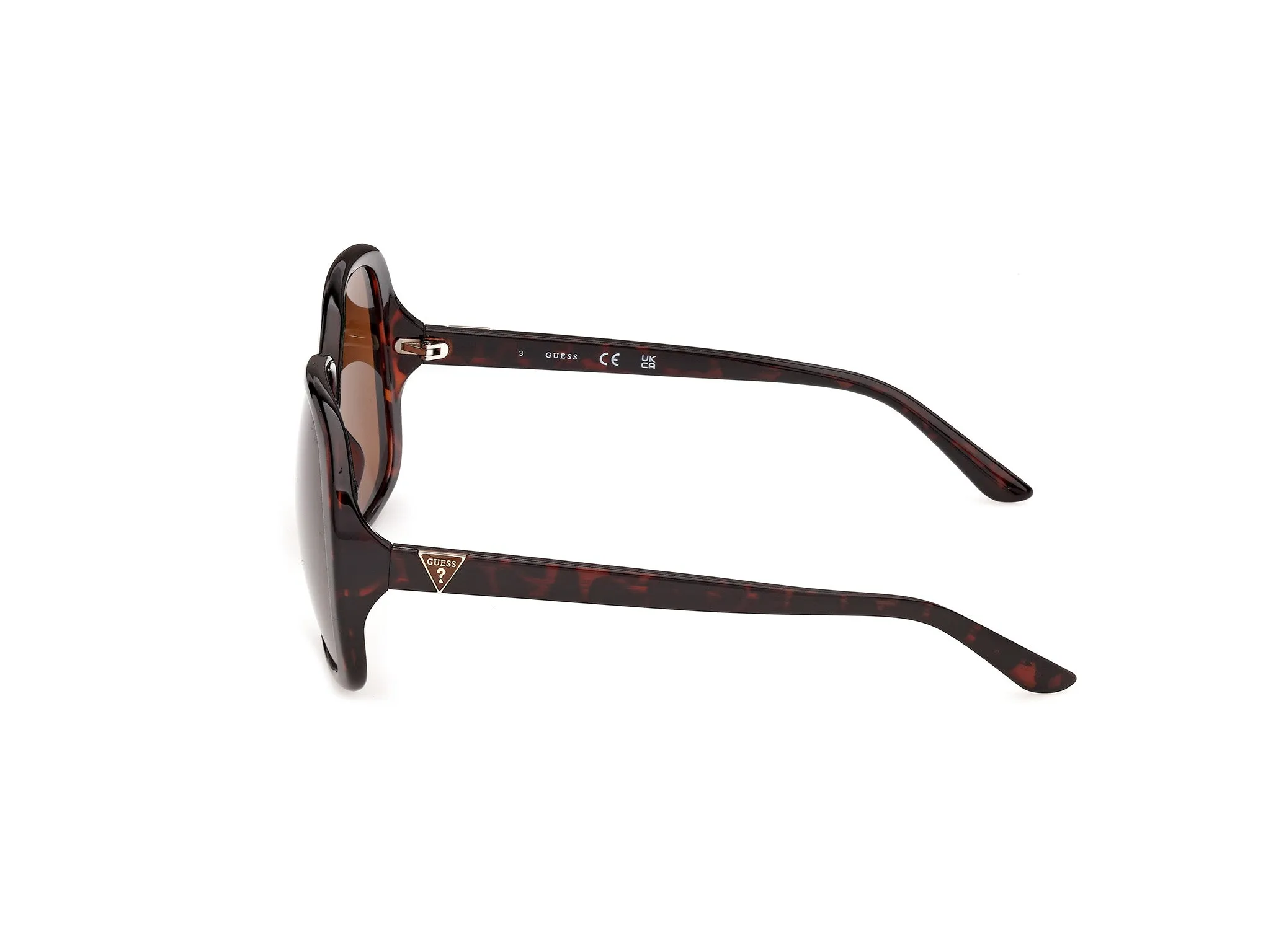 Guess GU00350 52E Occhiali da sole Iniettato Havana Marrone Farfalla Normale - immagine 3
