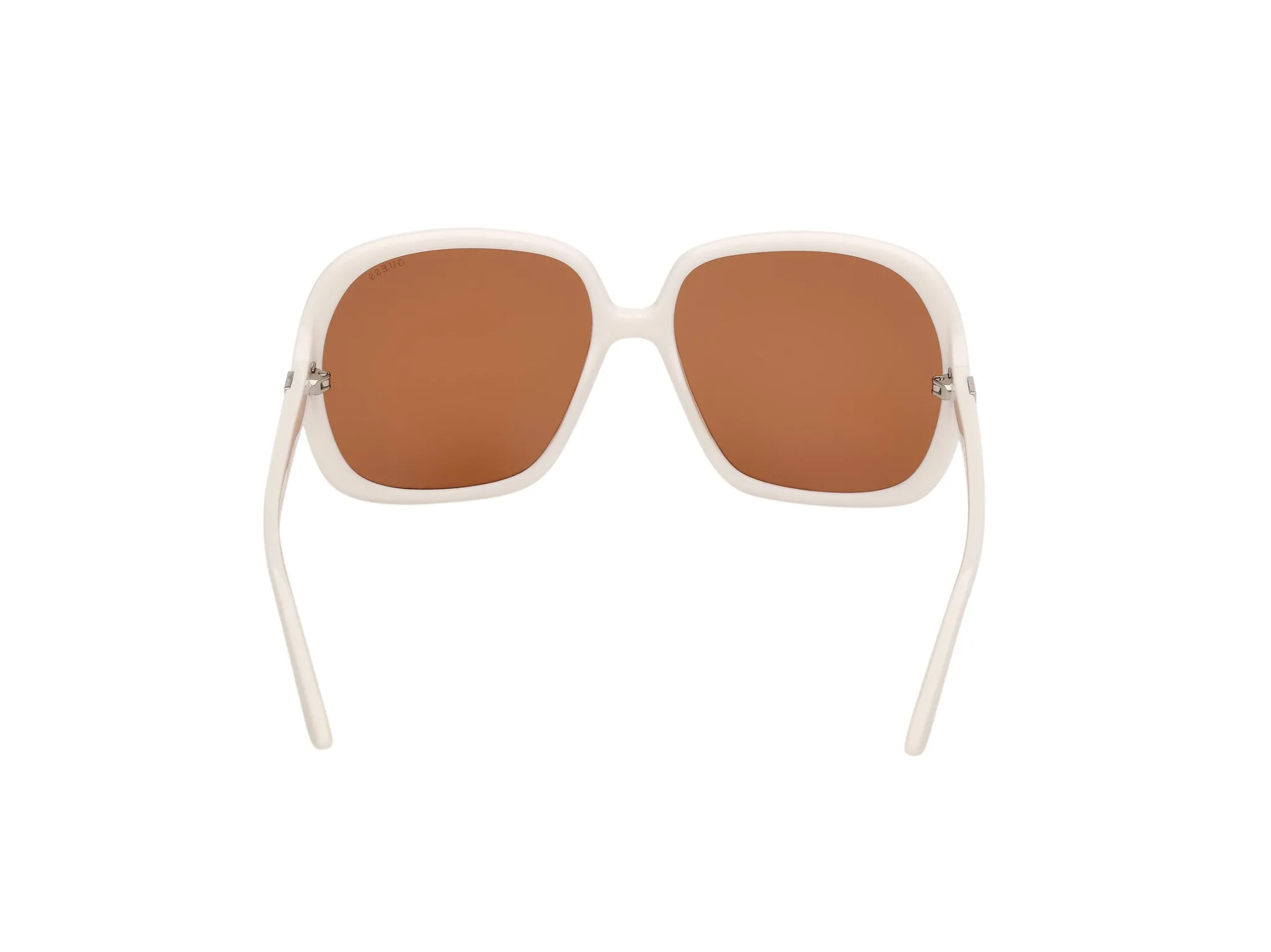 Guess GU00350 21E Occhiali da sole Iniettato Bianco Marrone Farfalla Normale - immagine 4