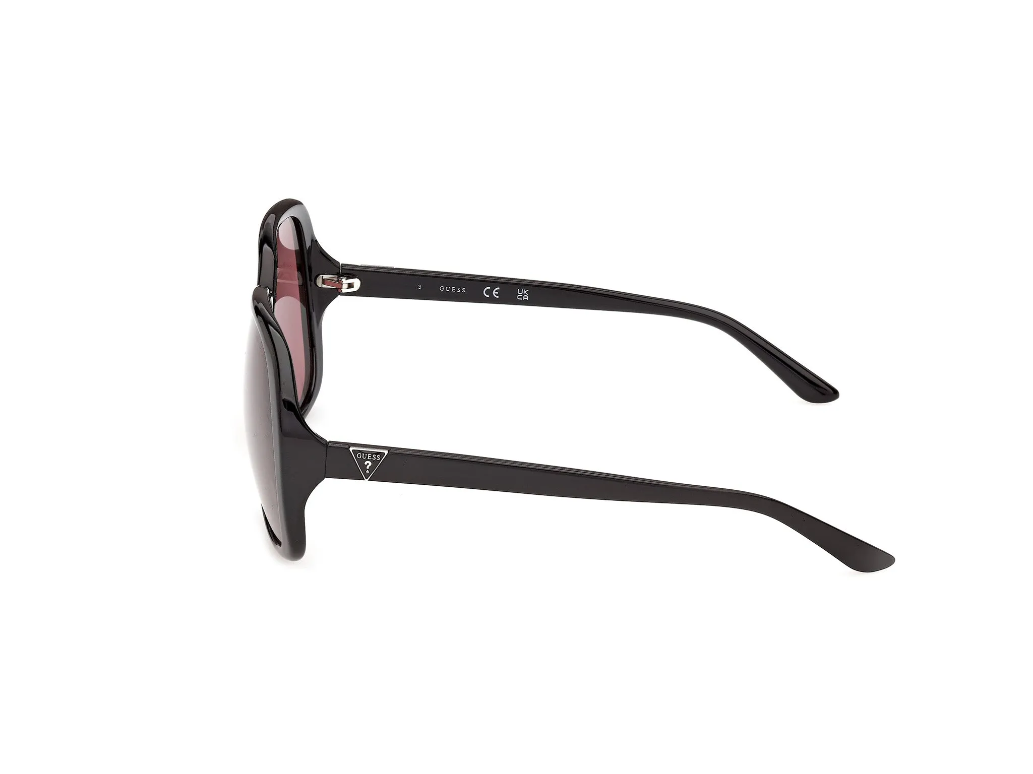 Guess GU00350 01S Occhiali da sole Iniettato Nero Bordeaux Farfalla Normale - immagine 3