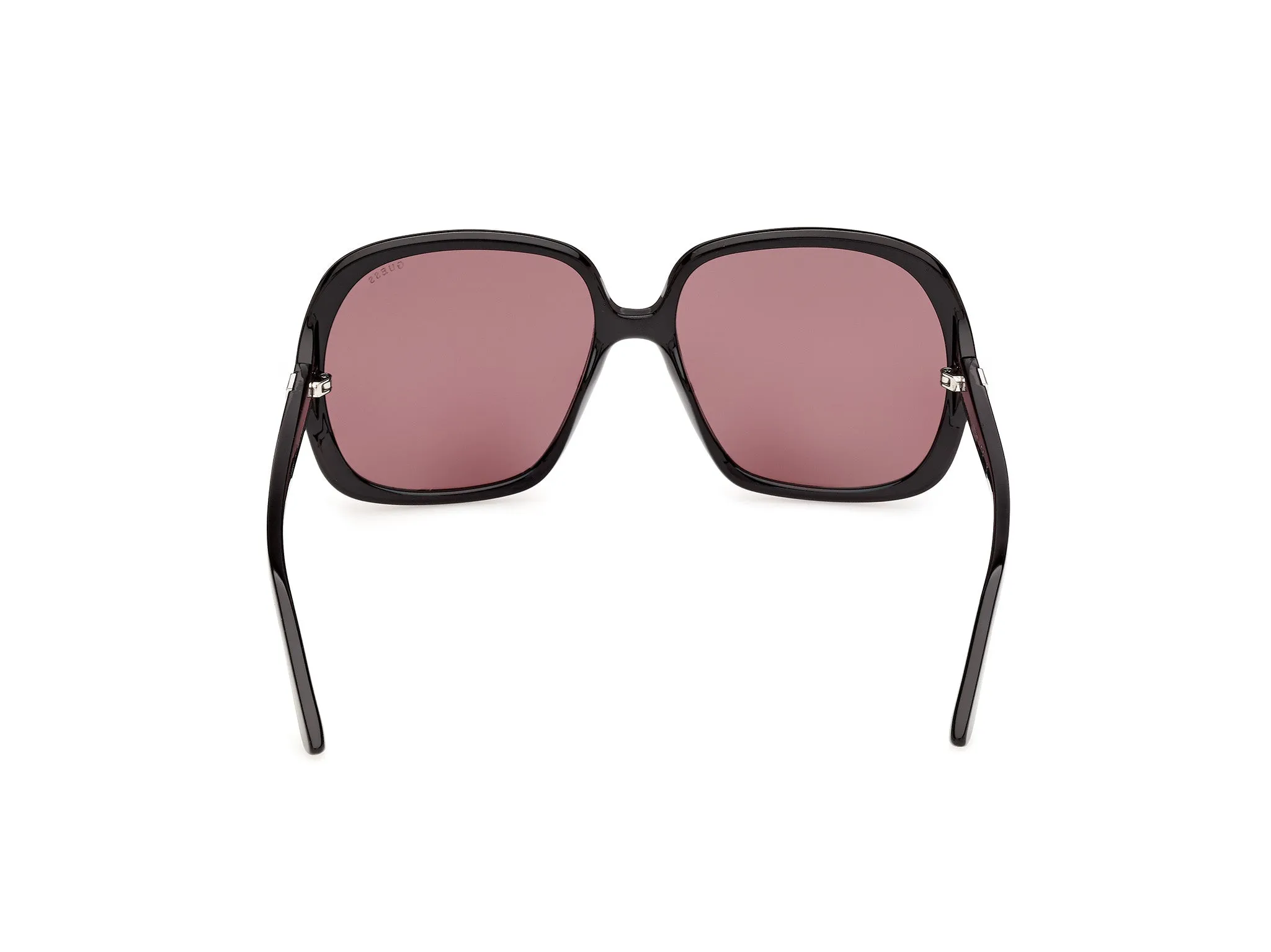 Guess GU00350 01S Occhiali da sole Iniettato Nero Bordeaux Farfalla Normale - immagine 4
