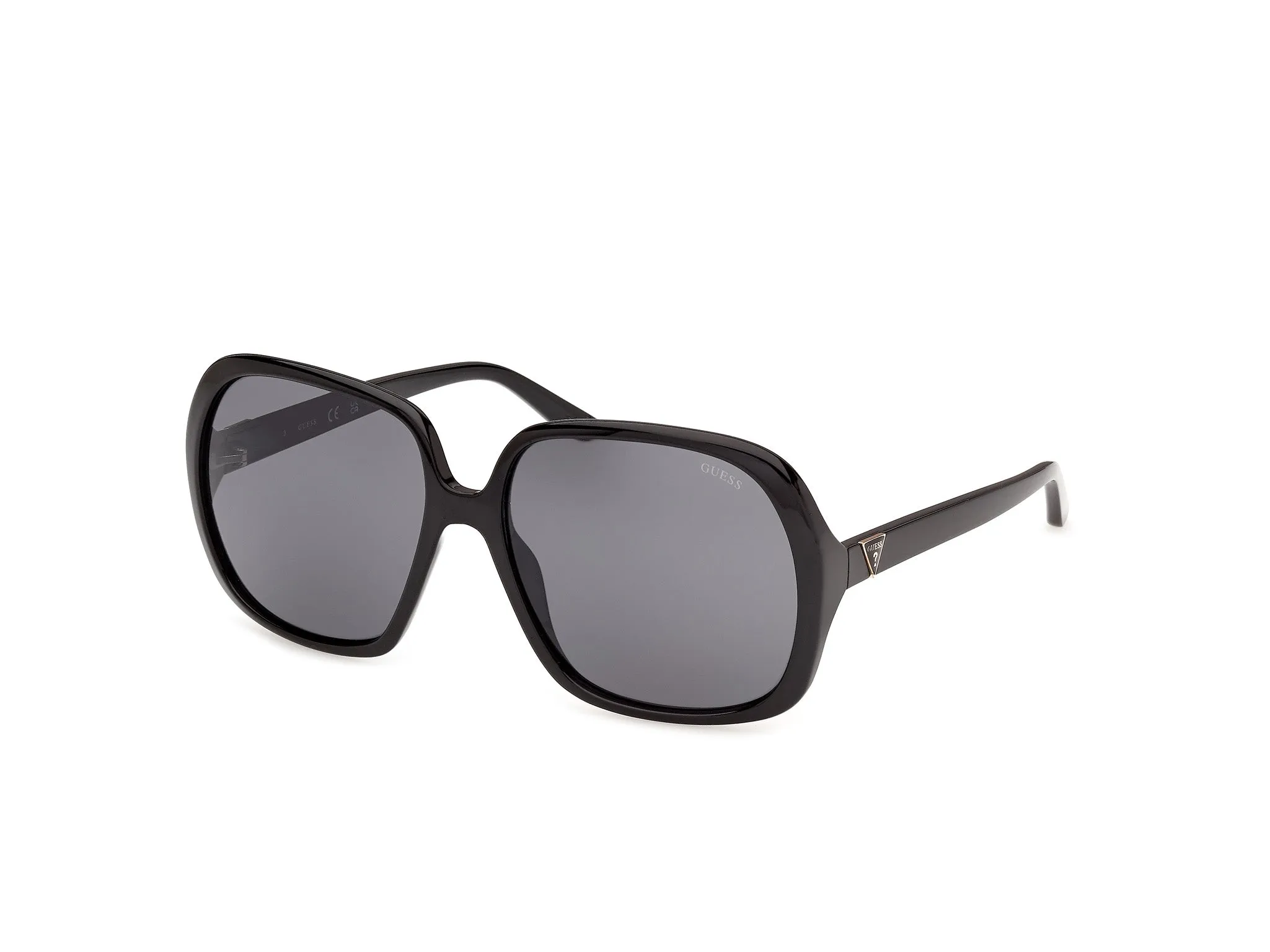 Guess GU00350 01A Occhiali da sole Iniettato Nero Fumo Farfalla Normale - immagine 1