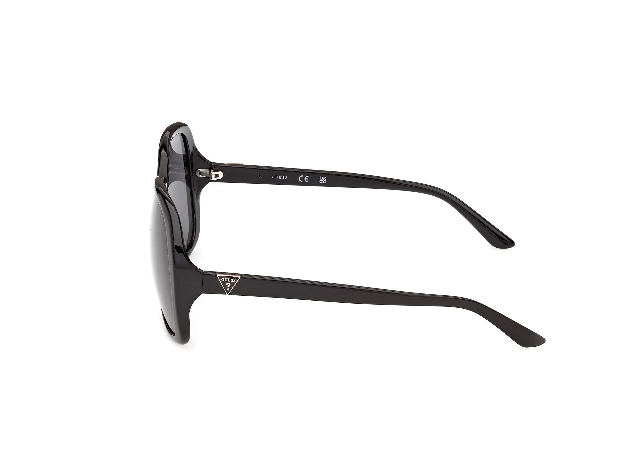 Guess GU00350 01A Occhiali da sole Iniettato Nero Fumo Farfalla Normale - immagine 3