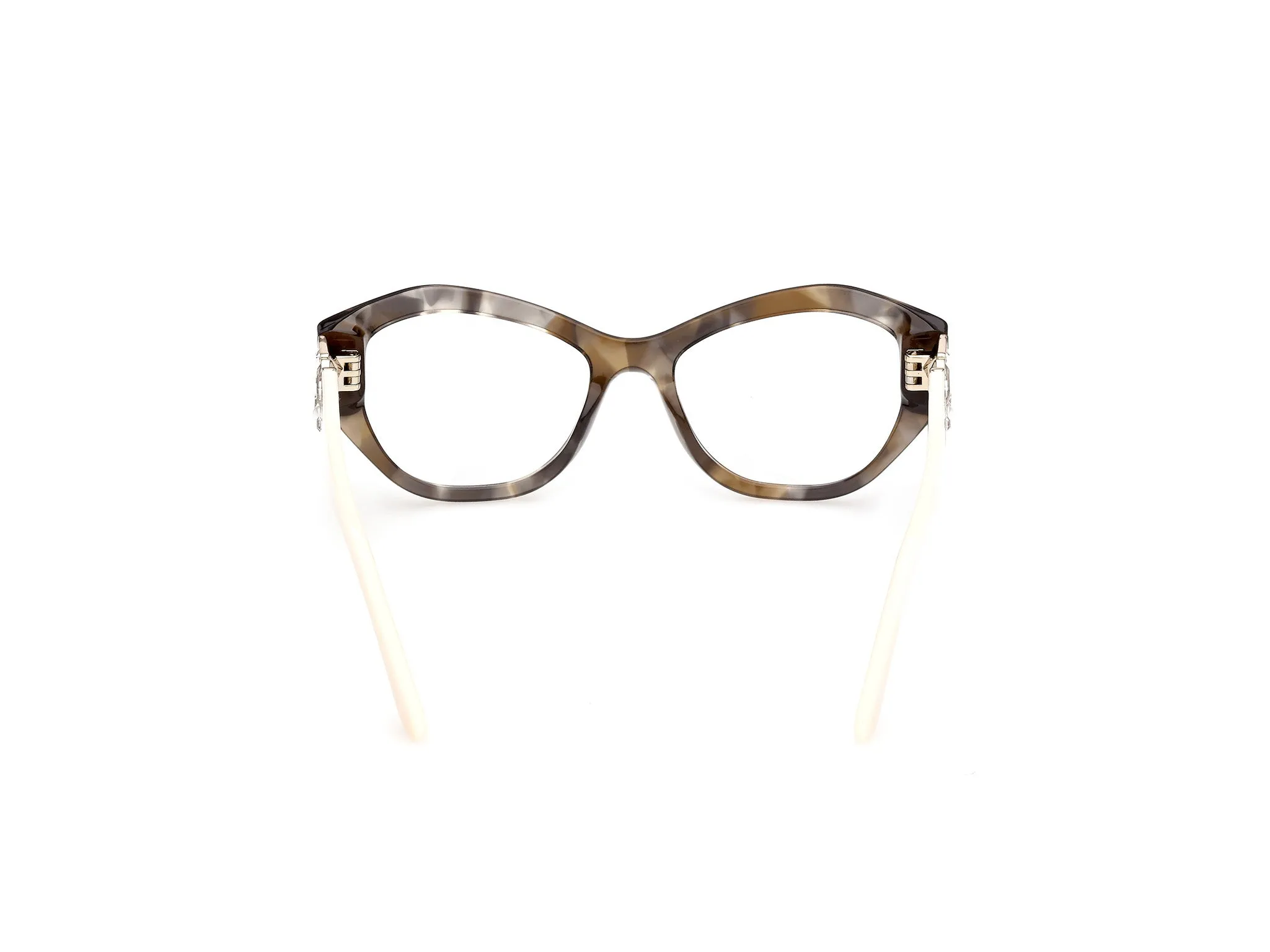 Guess by Marciano GM50077 98 Montature da vista Acetato Verde Cat Eye Normale - immagine 4