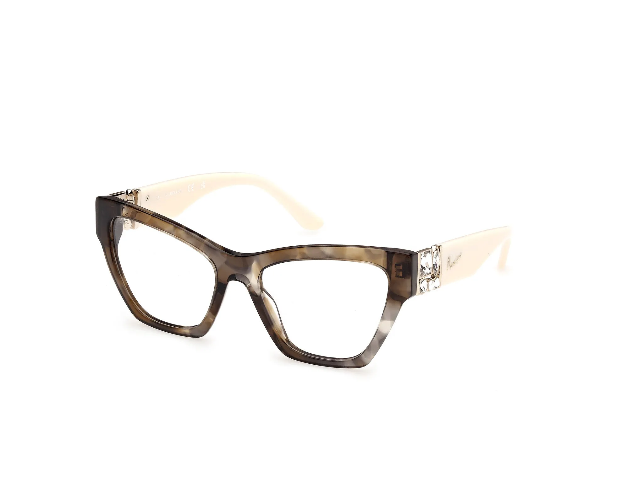 Guess by Marciano GM50076 98 Montature da vista Acetato Verde Squadrata Normale - immagine 1
