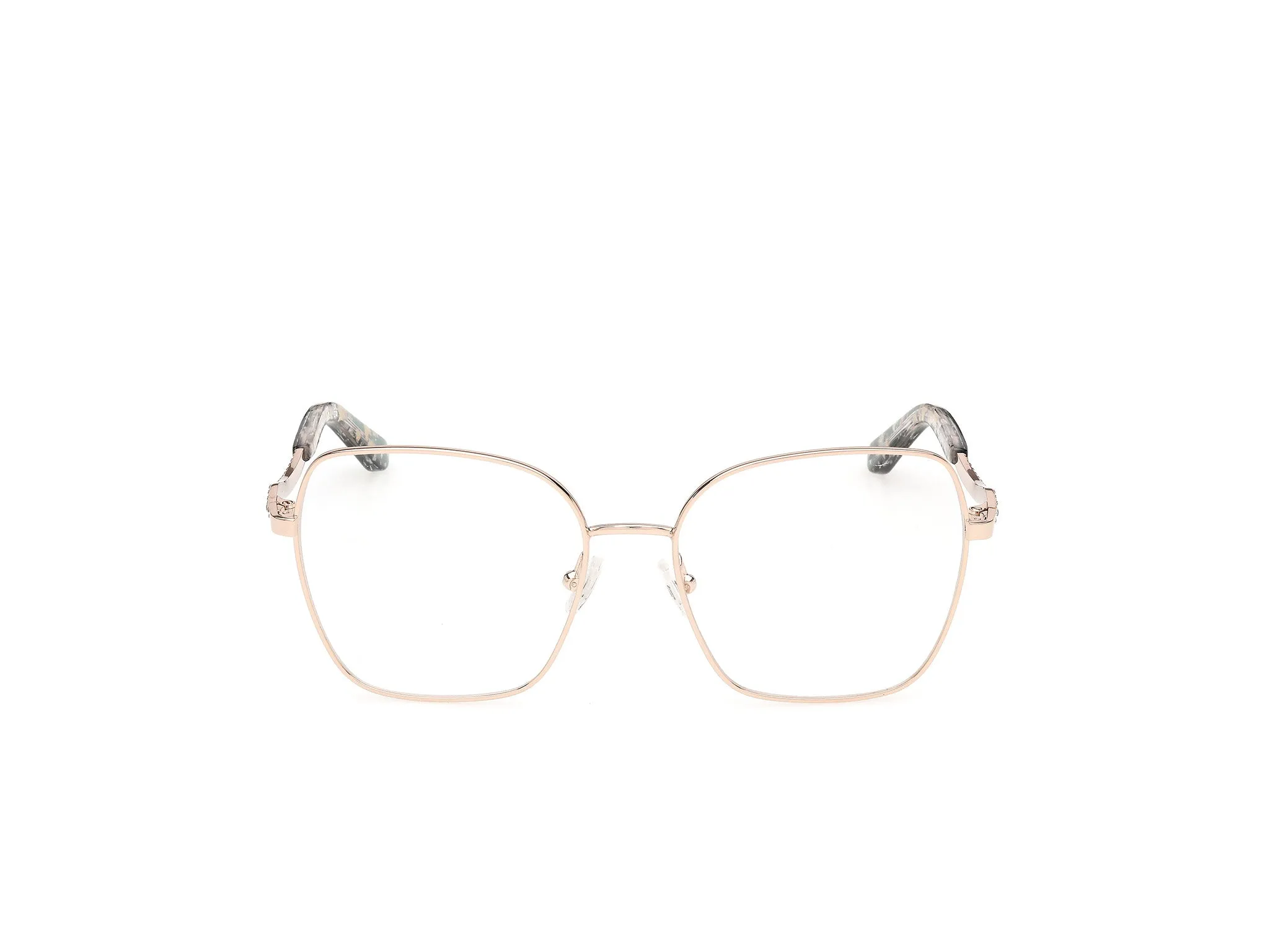 Guess by Marciano GM50075 32 Montature da vista Metallo Oro Squadrata Normale - immagine 2