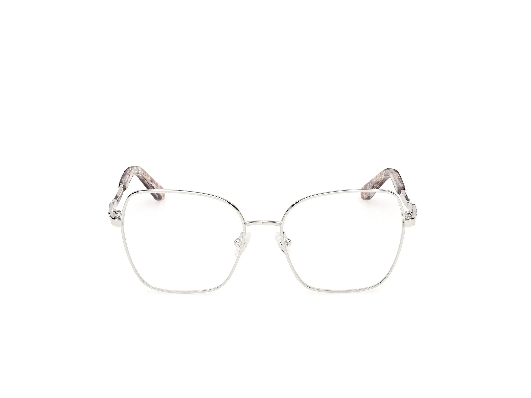 Guess by Marciano GM50075 10 Montature da vista Metallo Grigio Squadrata Normale - immagine 2