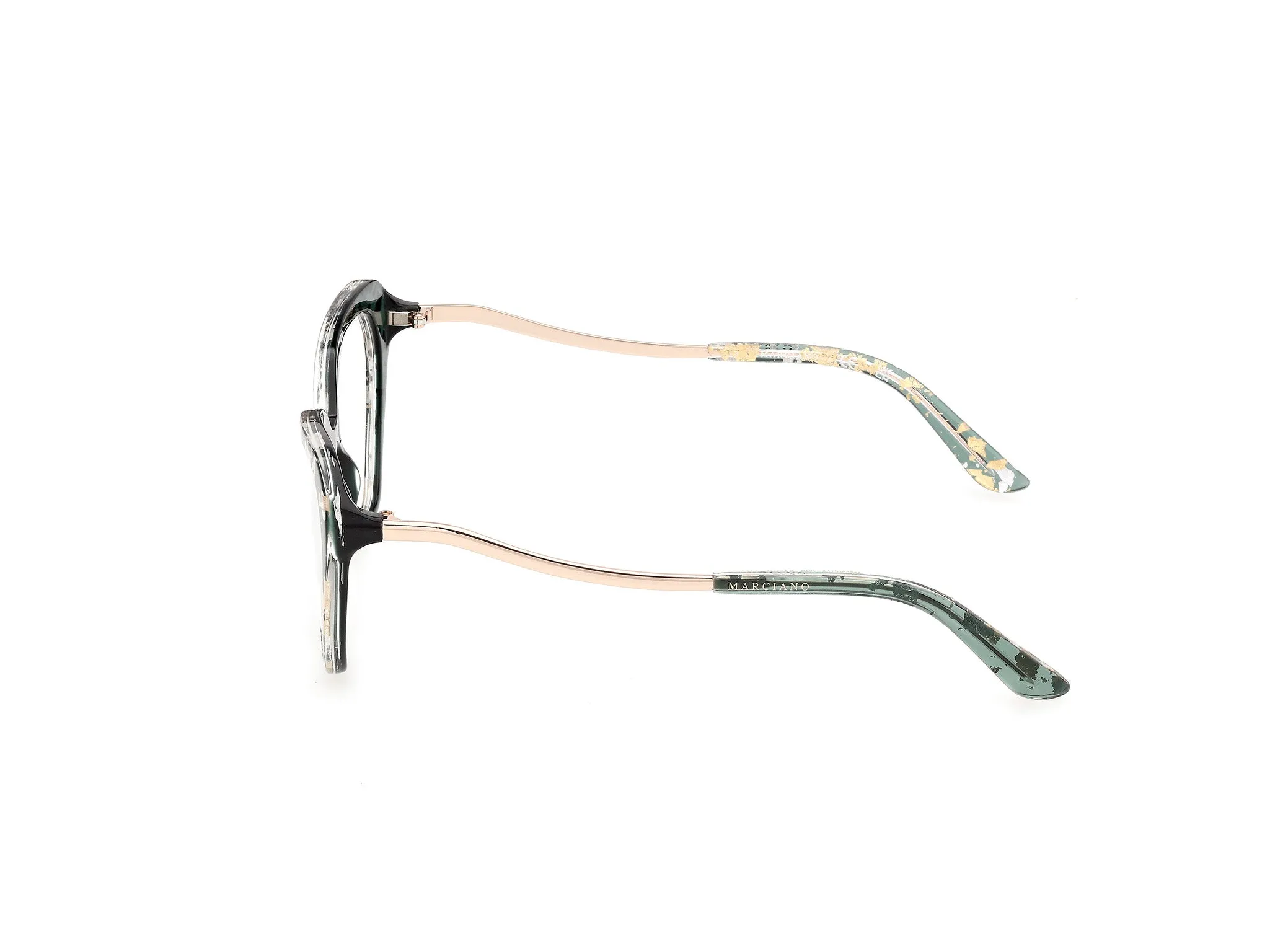 Guess by Marciano GM50074 98 Montature da vista Acetato Verde Cat Eye Normale - immagine 3