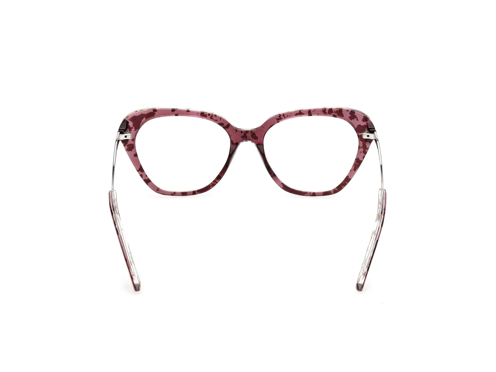Guess by Marciano GM50074 71 Montature da vista Acetato Bordeaux Cat Eye Normale - immagine 4