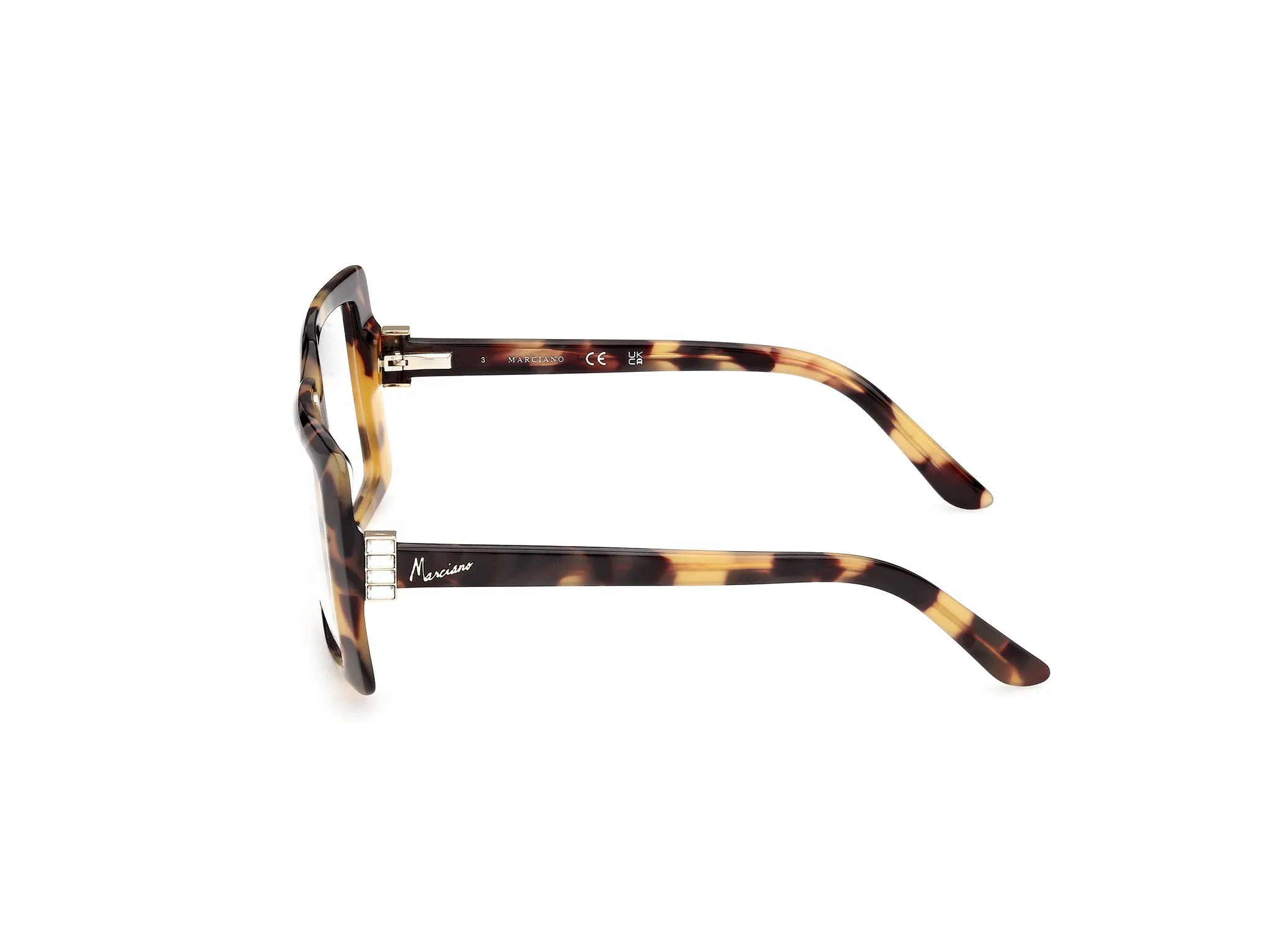 Guess by Marciano GM50073 53 Montature da vista Acetato Havana Normale - immagine 3