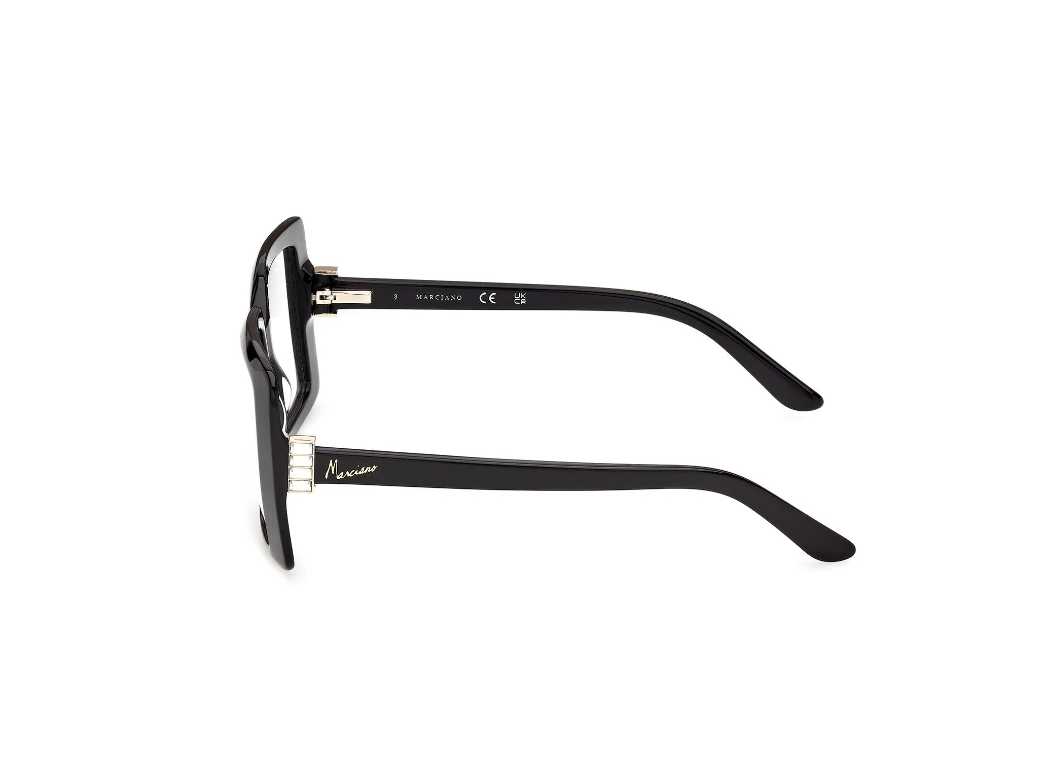 Guess by Marciano GM50073 1 Montature da vista Acetato Nero Normale - immagine 3