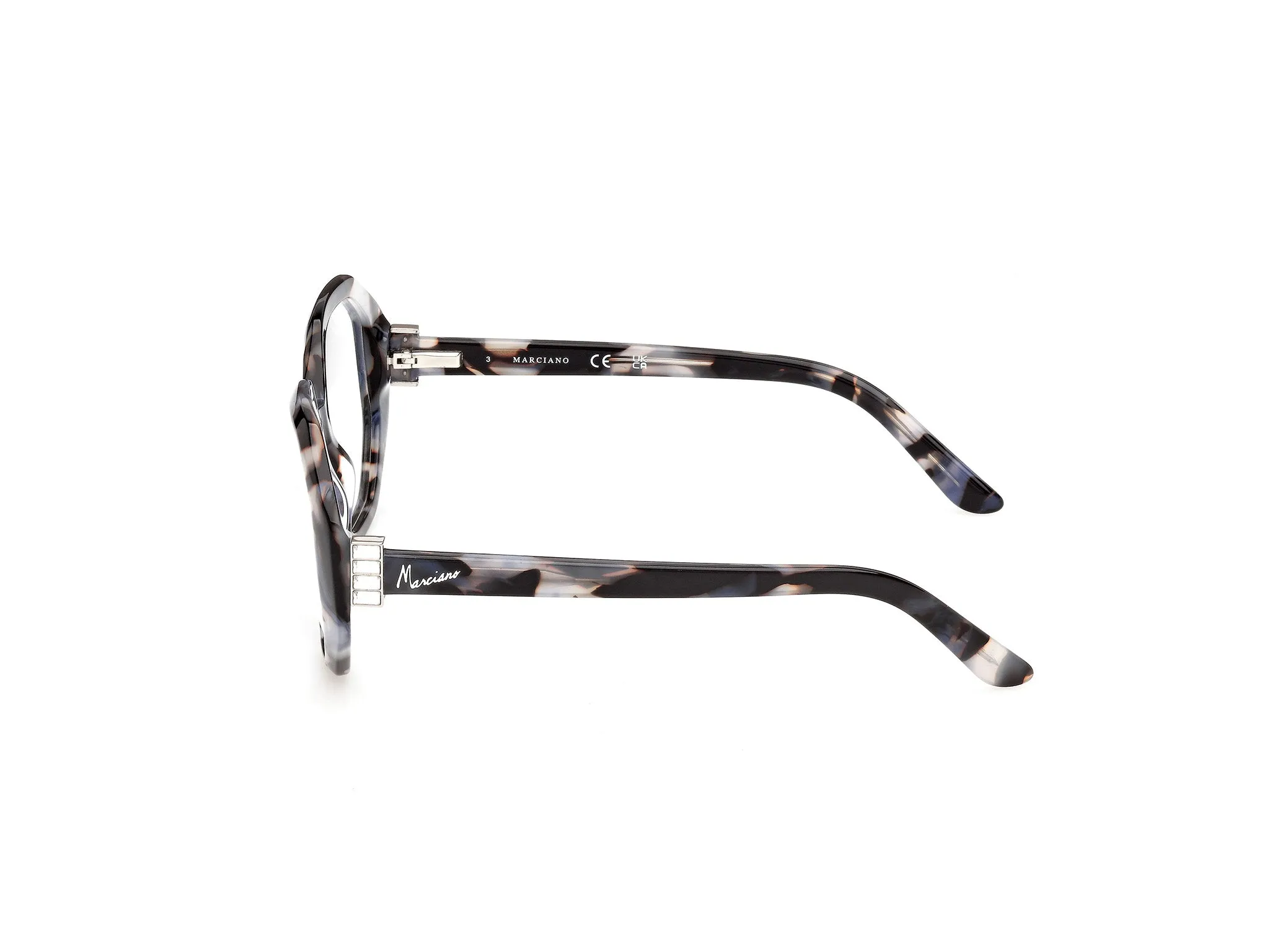 Guess by Marciano GM50072 92 Montature da vista Acetato Blu Squadrata Normale - immagine 3