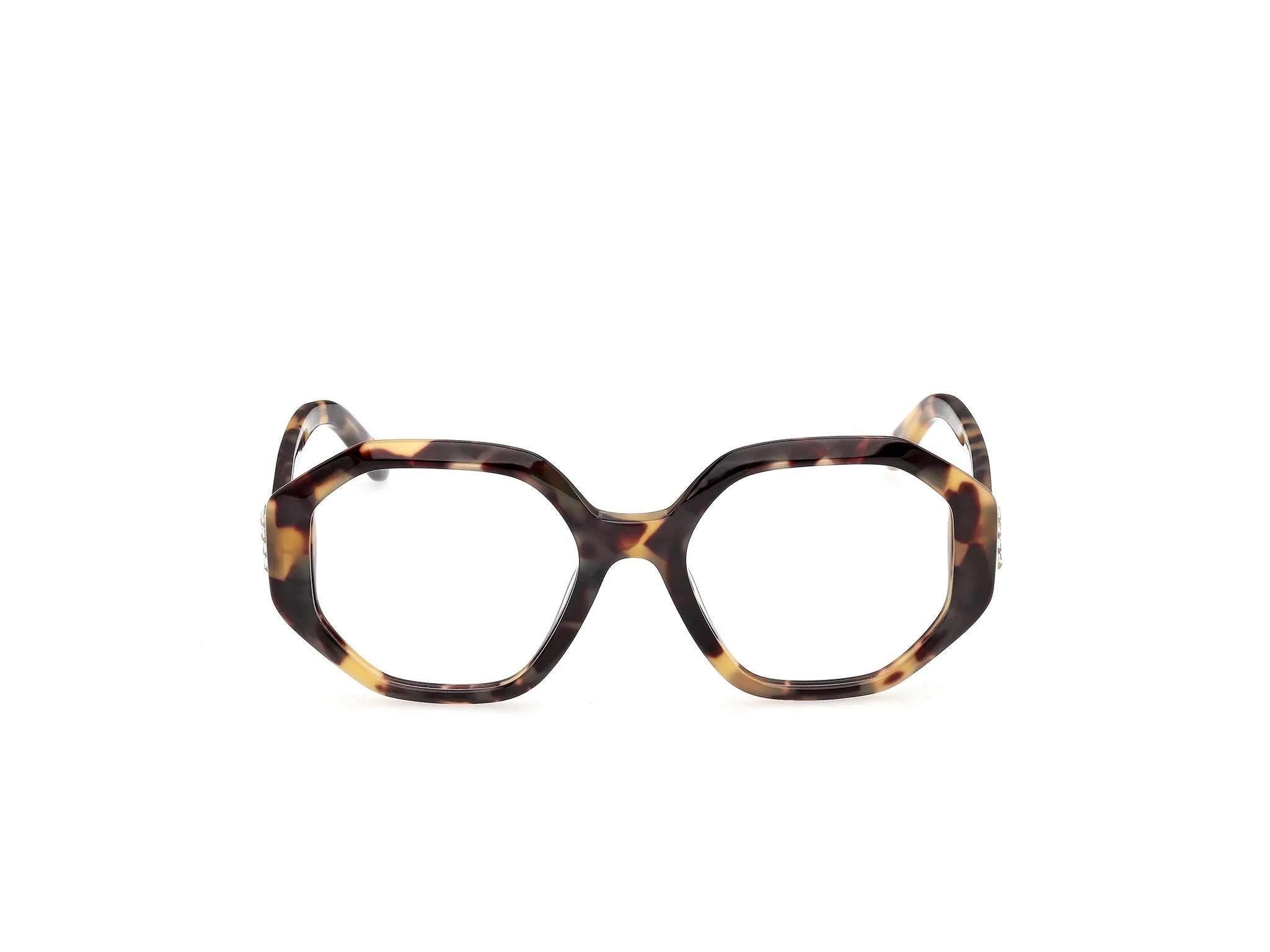 Guess by Marciano GM50072 53 Montature da vista Acetato Havana Squadrata Normale - immagine 2