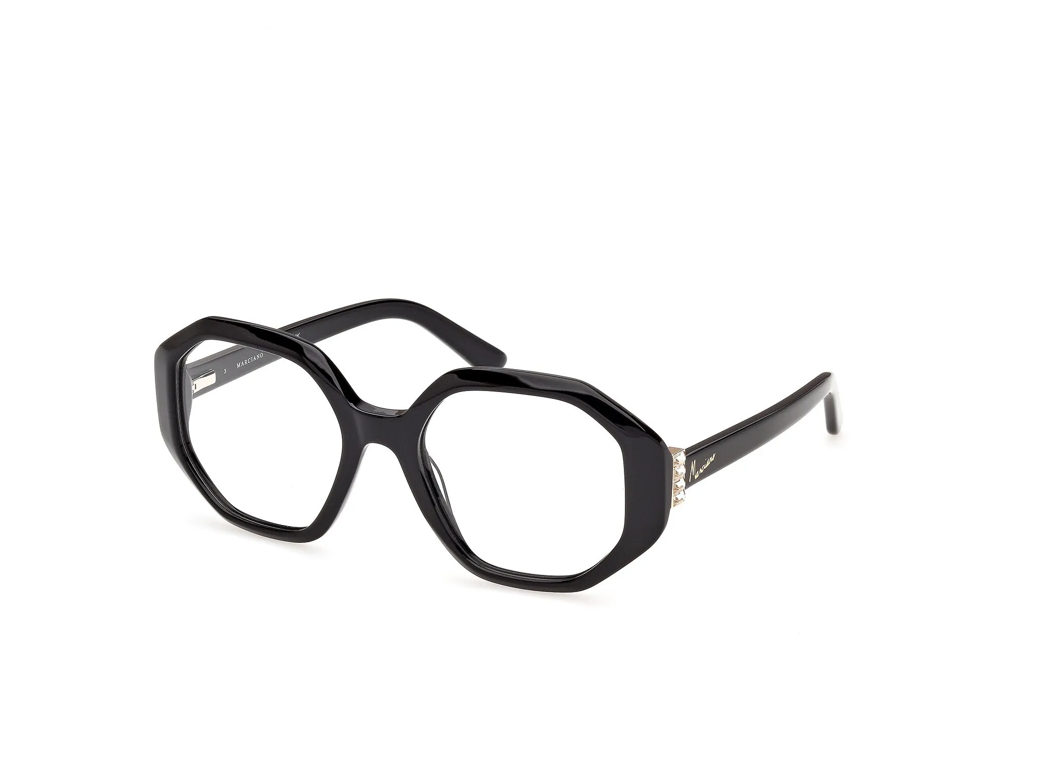 Guess by Marciano GM50072 1 Montature da vista Acetato Nero Squadrata Normale - immagine 1