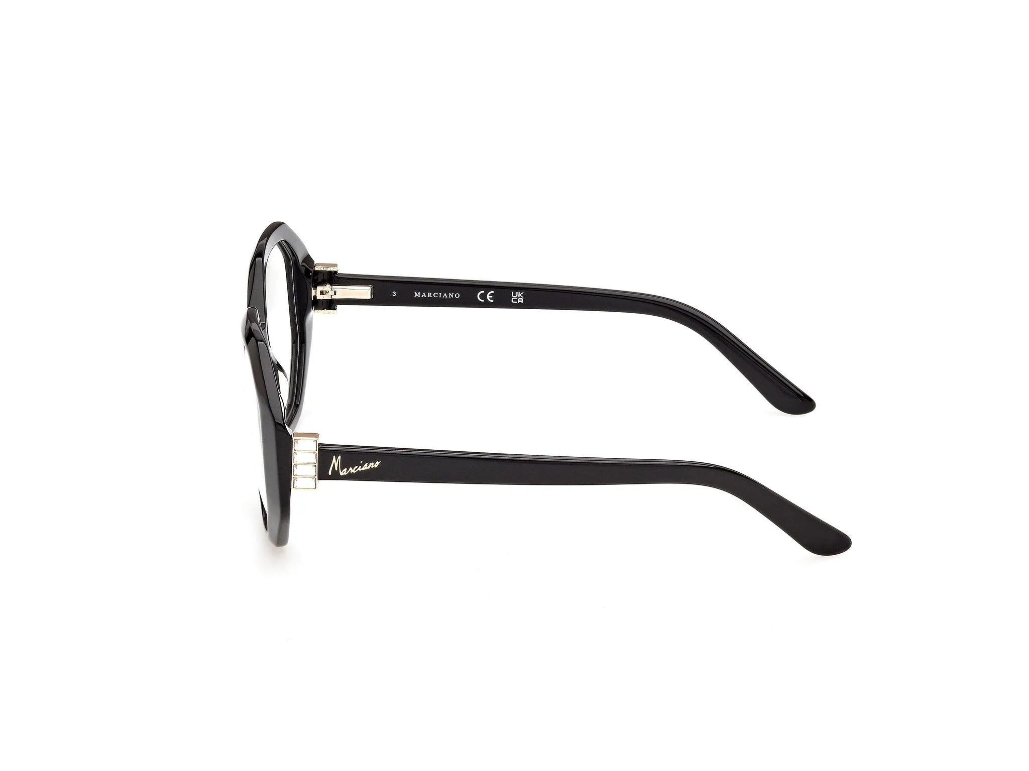 Guess by Marciano GM50072 1 Montature da vista Acetato Nero Squadrata Normale - immagine 3