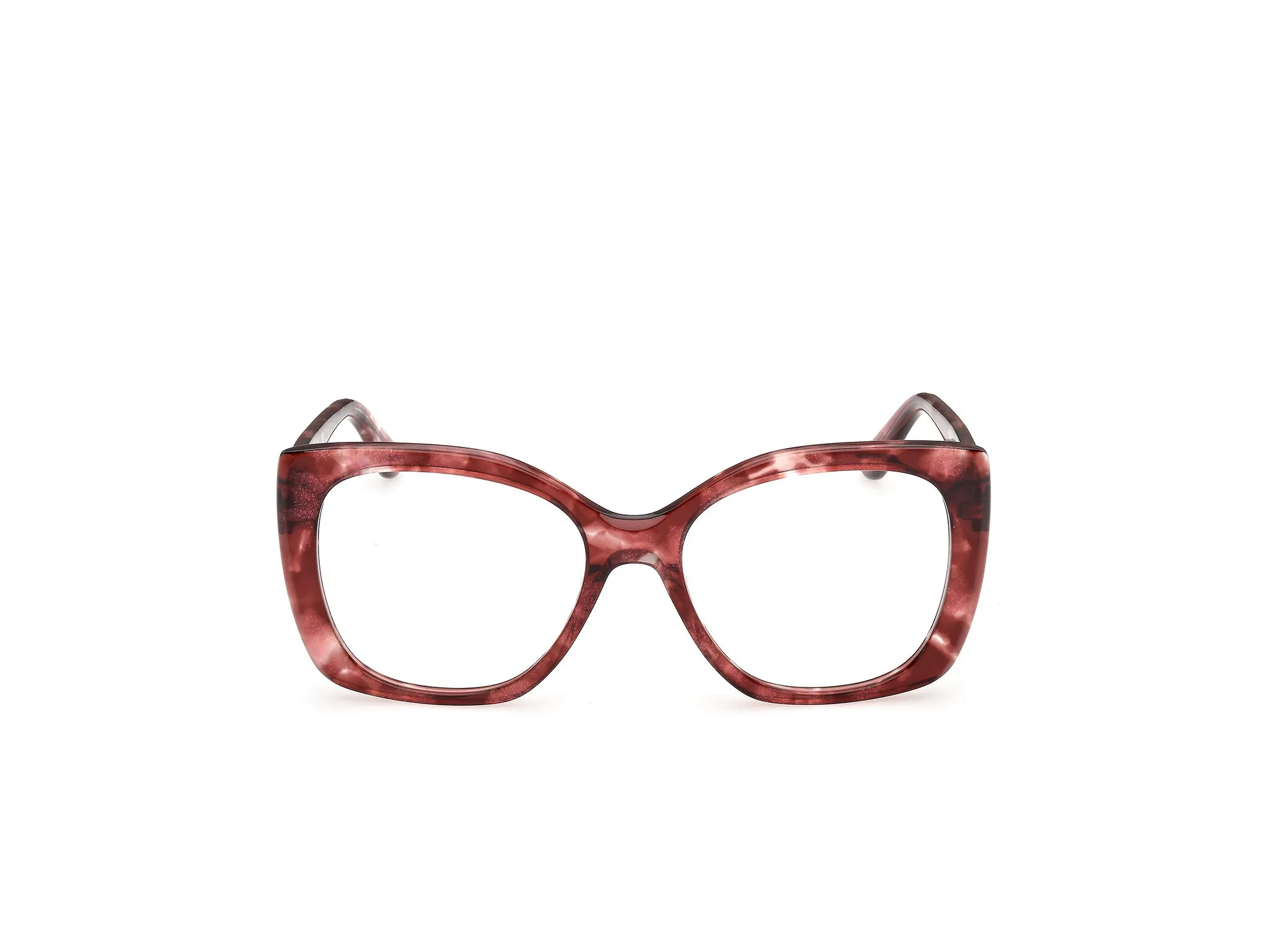 Guess by Marciano GM50071 71 Montature da vista Acetato Bordeaux Farfalla Normale - immagine 2