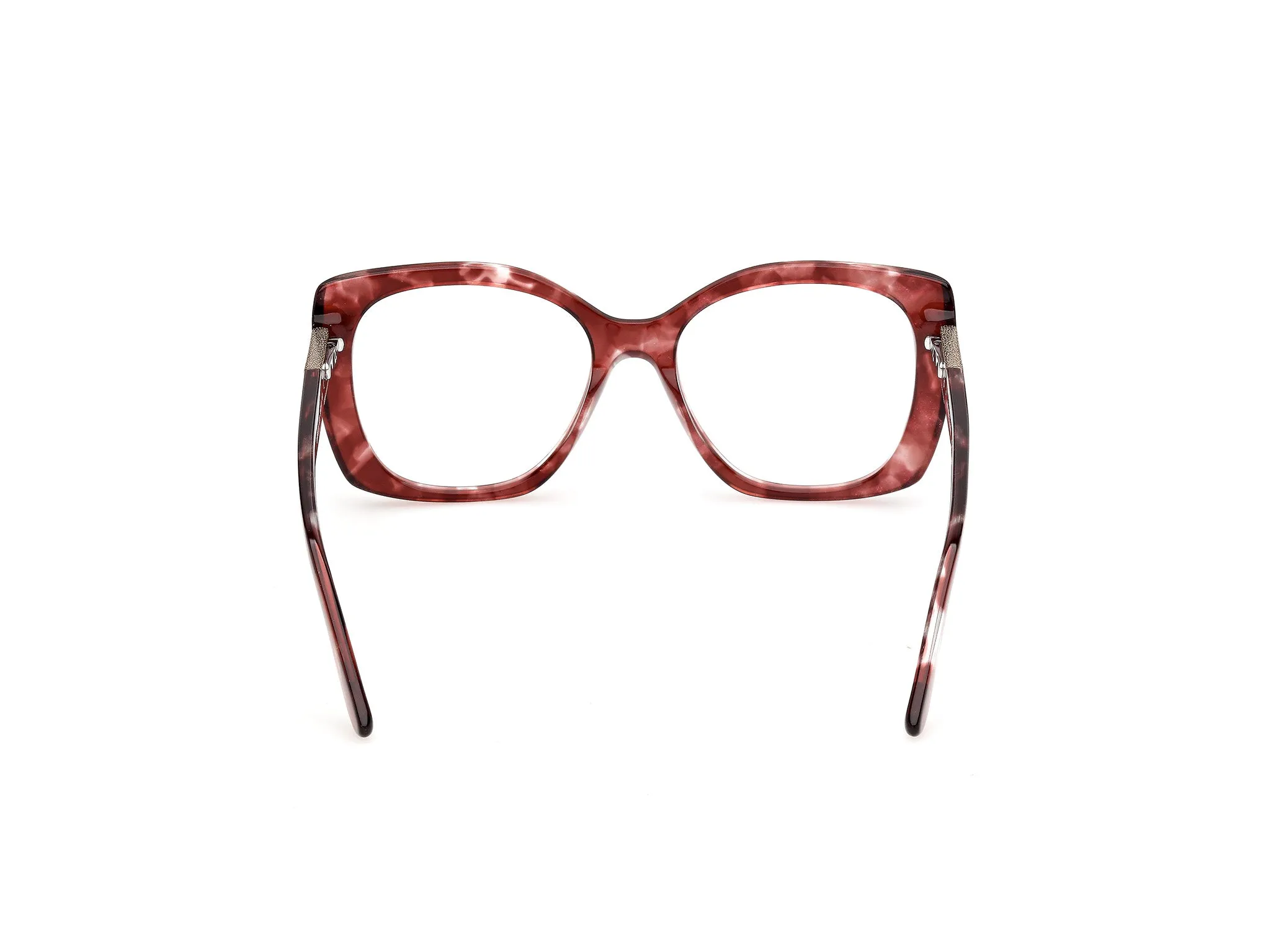 Guess by Marciano GM50071 71 Montature da vista Acetato Bordeaux Farfalla Normale - immagine 4