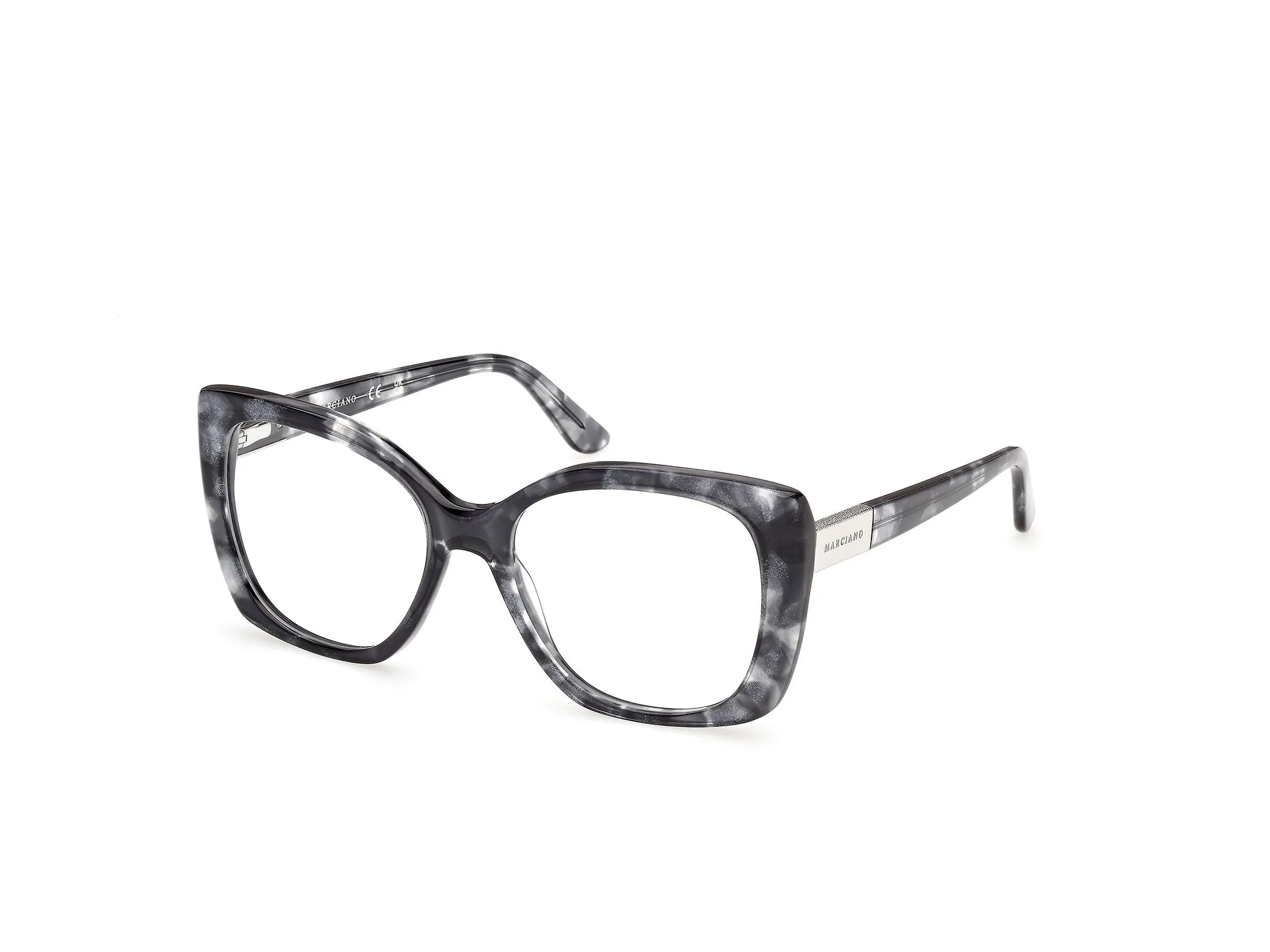 Guess by Marciano GM50071 20 Montature da vista Acetato Grigio Farfalla Normale - immagine 1