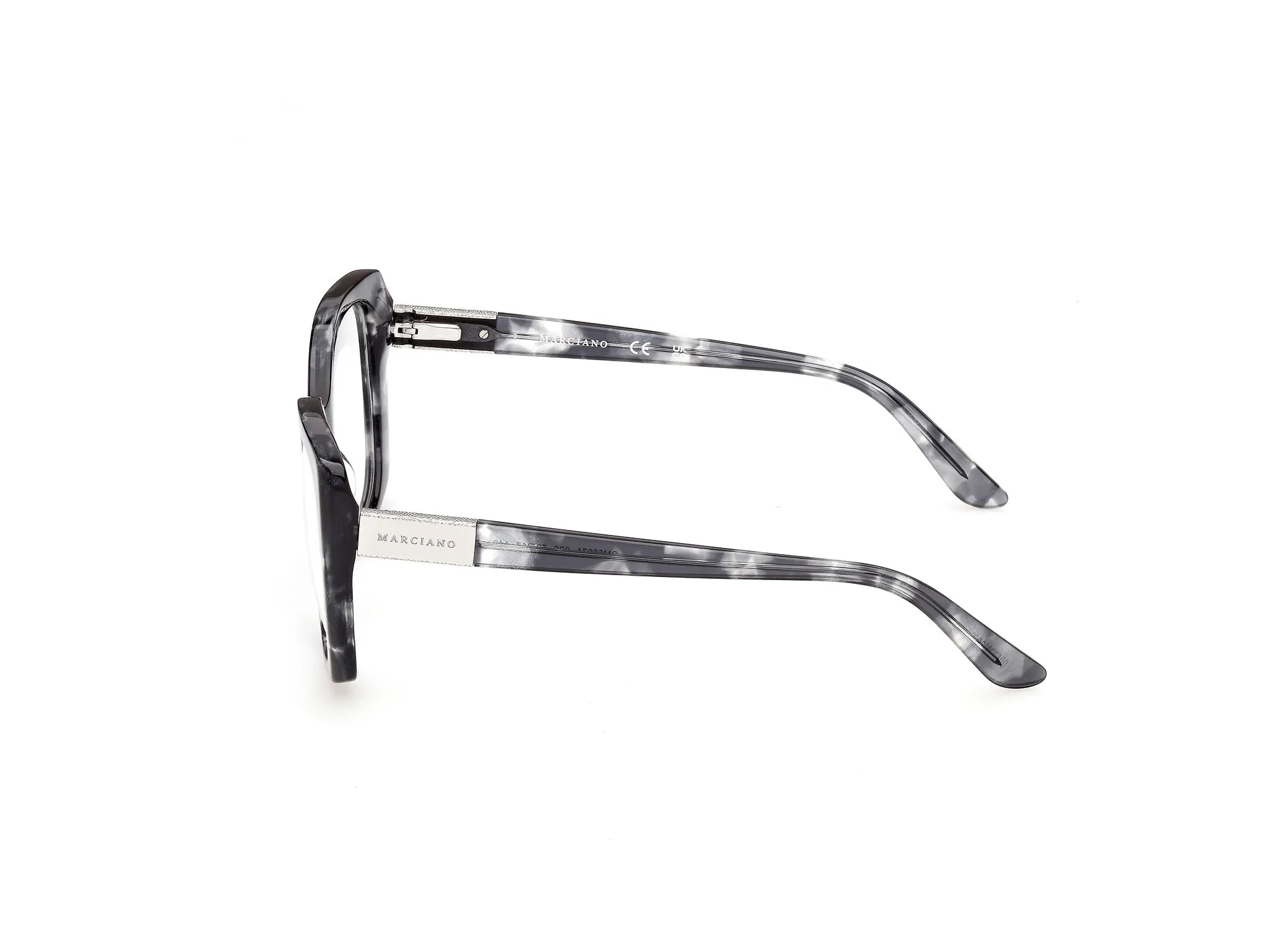 Guess by Marciano GM50071 20 Montature da vista Acetato Grigio Farfalla Normale - immagine 3