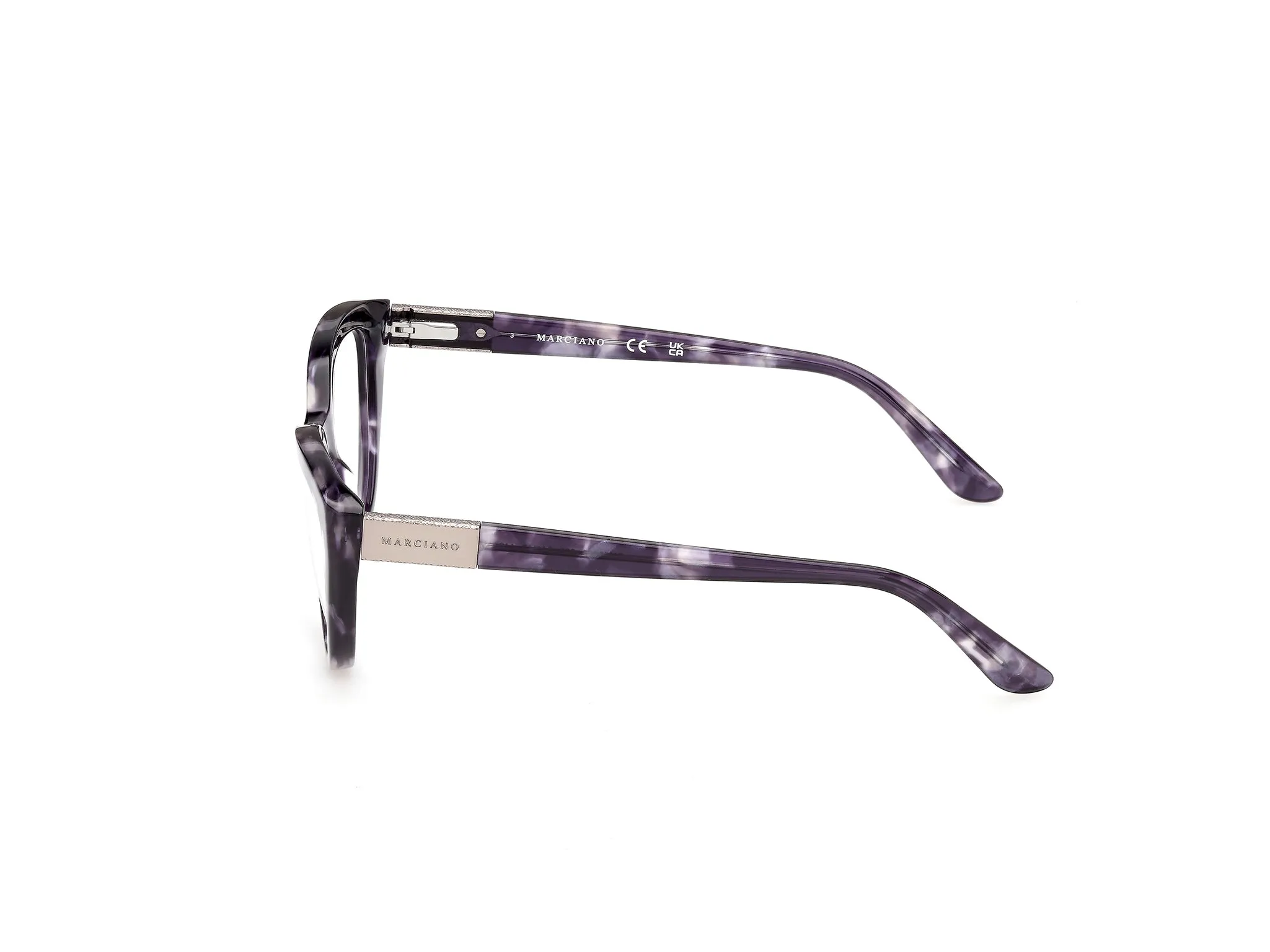 Guess by Marciano GM50070 83 Montature da vista Acetato Havana Cat Eye Normale - immagine 3