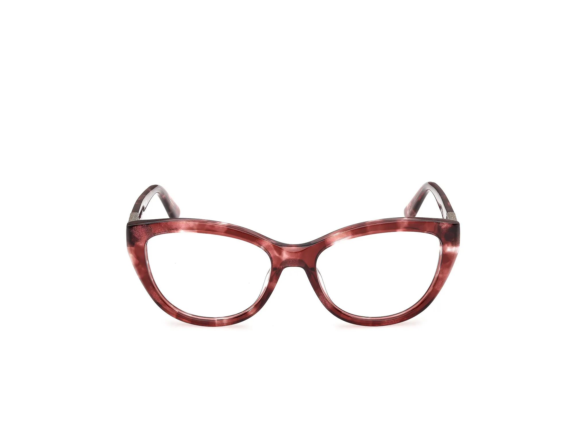 Guess by Marciano GM50070 71 Montature da vista Acetato Bordeaux Cat Eye Normale - immagine 2