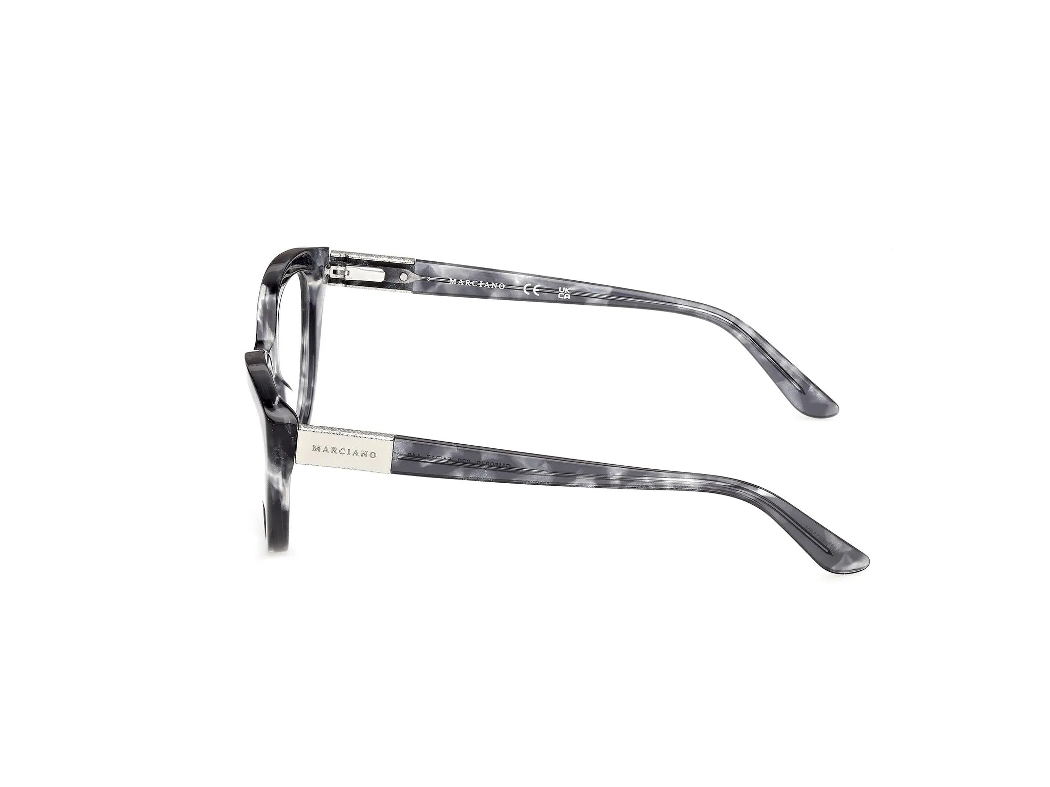 Guess by Marciano GM50070 20 Montature da vista Acetato Grigio Cat Eye Normale - immagine 3