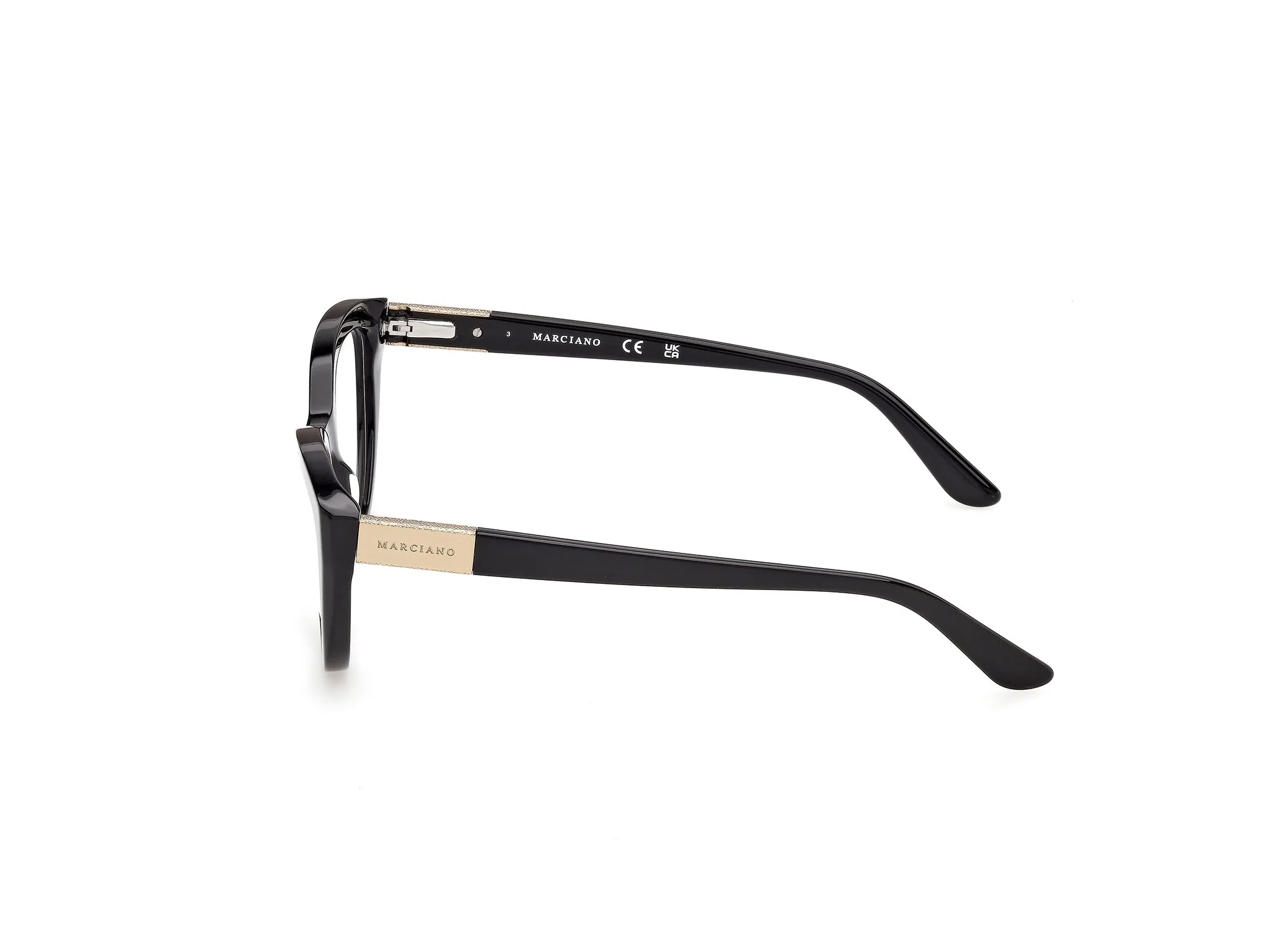 Guess by Marciano GM50070 1 Montature da vista Acetato Nero Cat Eye Normale - immagine 3