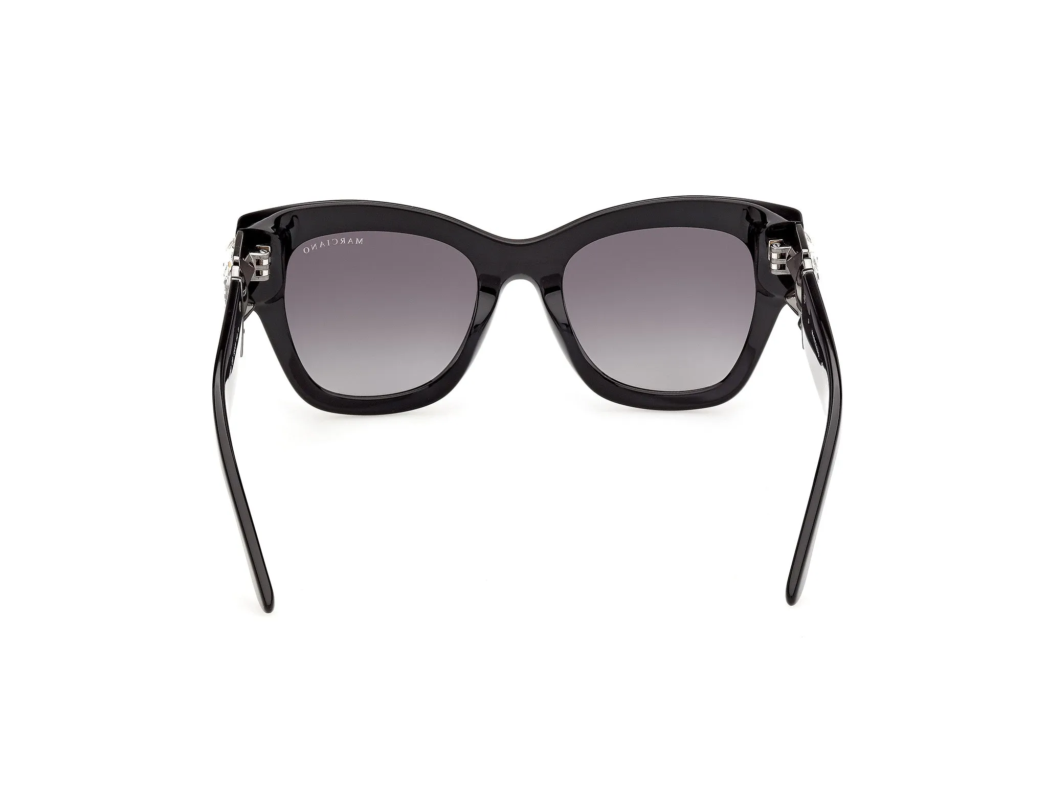 Guess by Marciano GM00048 01B Occhiali da sole Acetato Nero Fumo Squadrata Normale - immagine 4