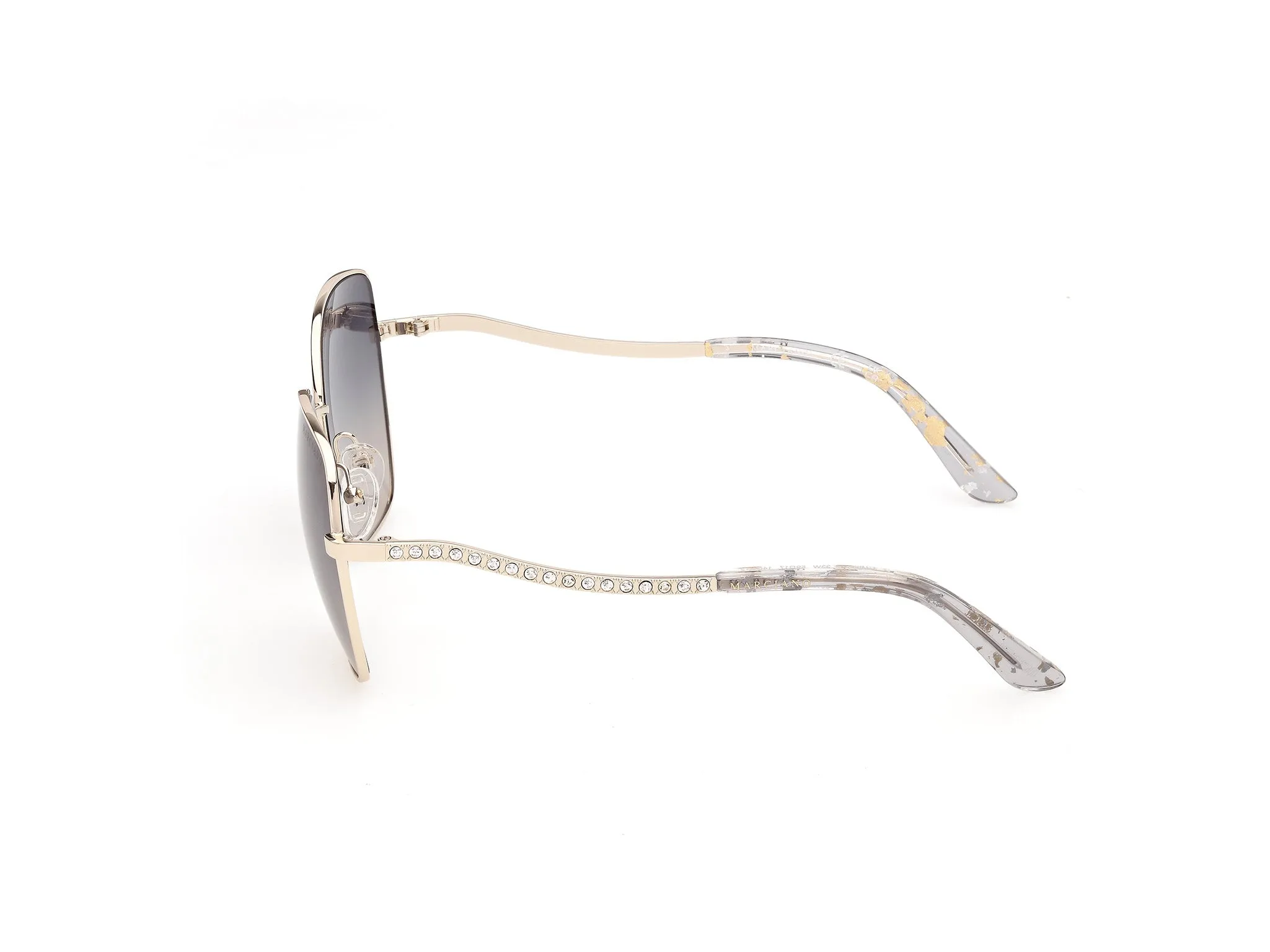 Guess by Marciano GM00047 33W Occhiali da sole Metallo Oro Blu Squadrata Normale - immagine 3
