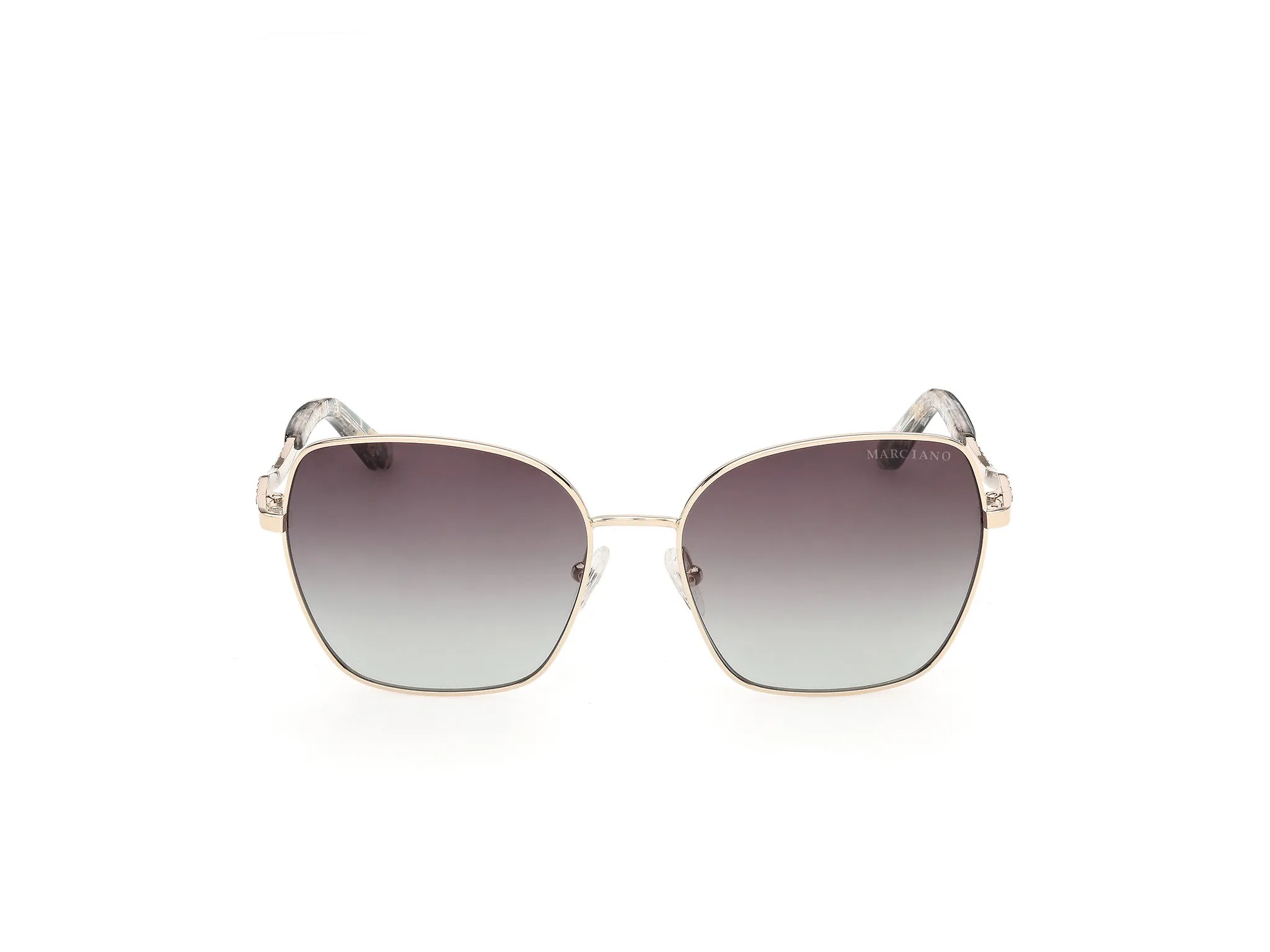 Guess by Marciano GM00047 32P Occhiali da sole Metallo Oro Verde Squadrata Normale - immagine 2