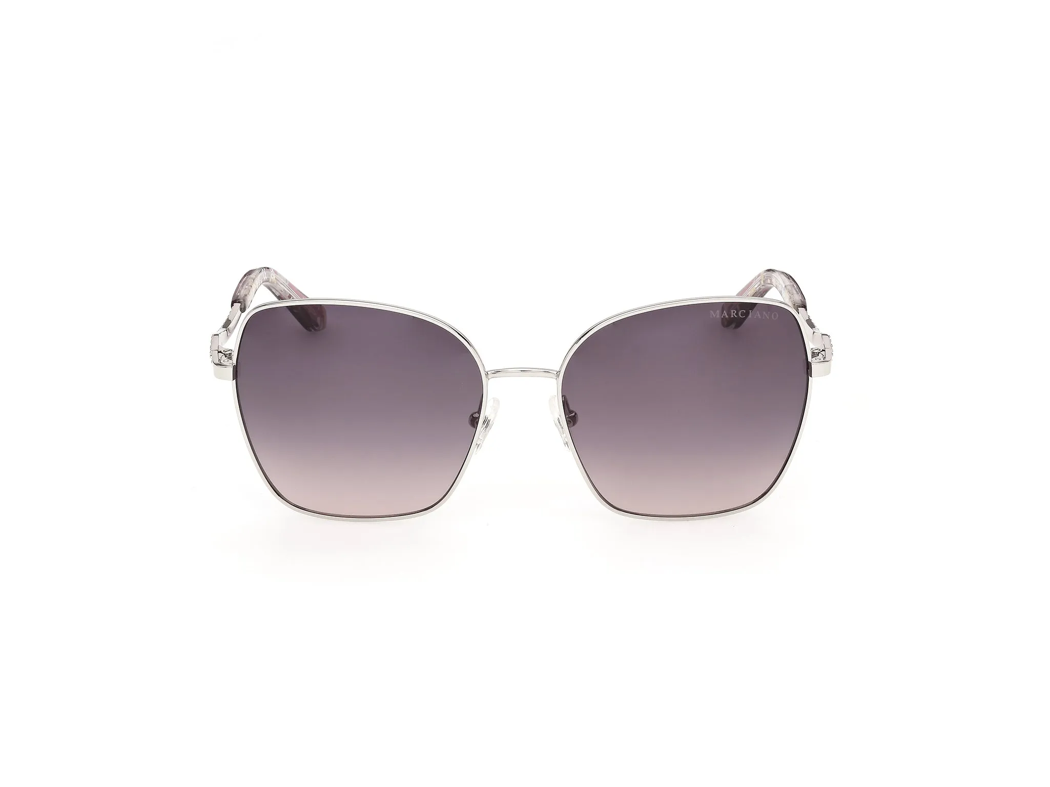 Guess by Marciano GM00047 10B Occhiali da sole Metallo Grigio Fumo Squadrata Normale - immagine 2