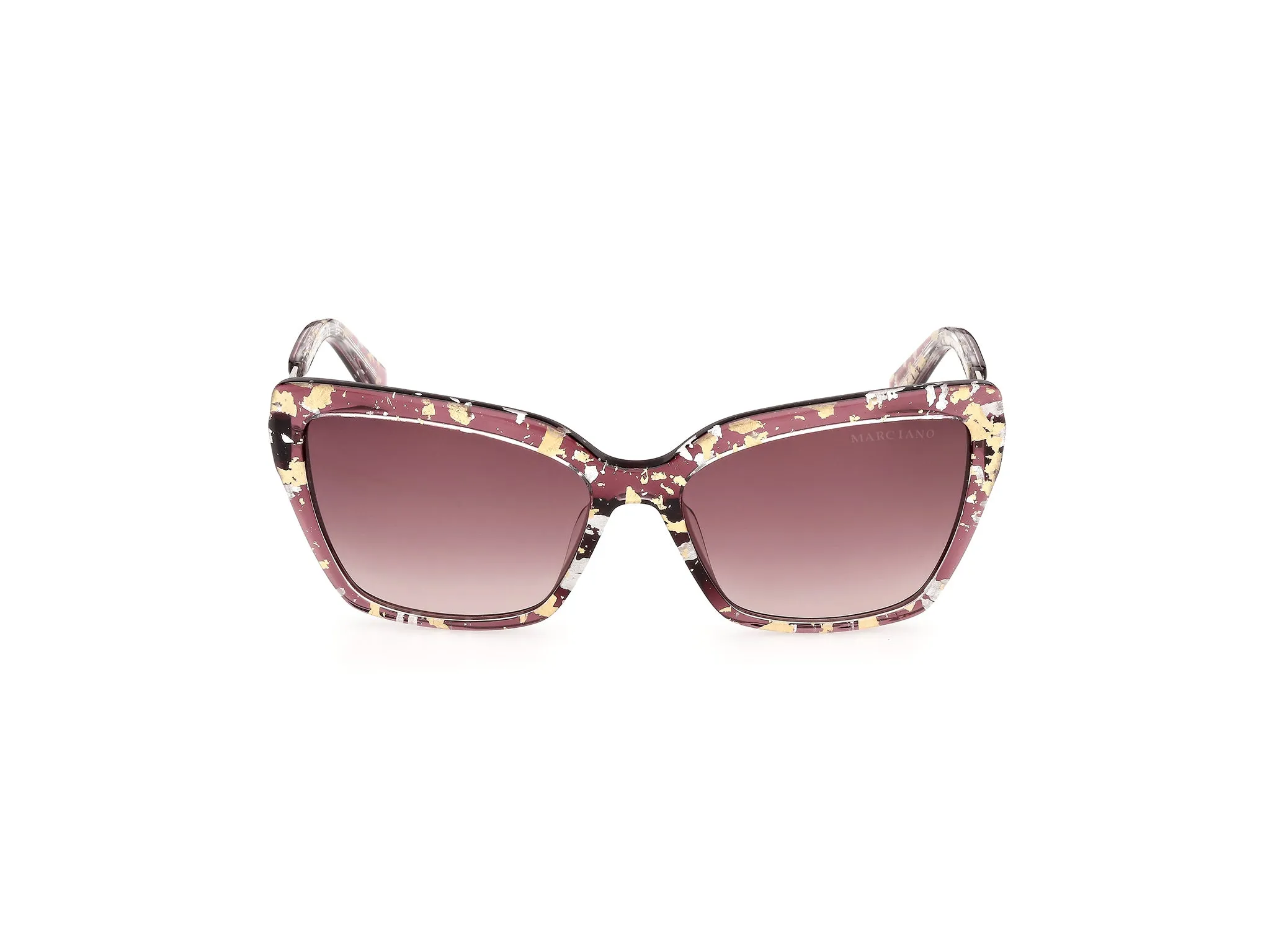Guess by Marciano GM00046 71T Occhiali da sole Acetato Bordeaux Bordeaux Farfalla Normale - immagine 2