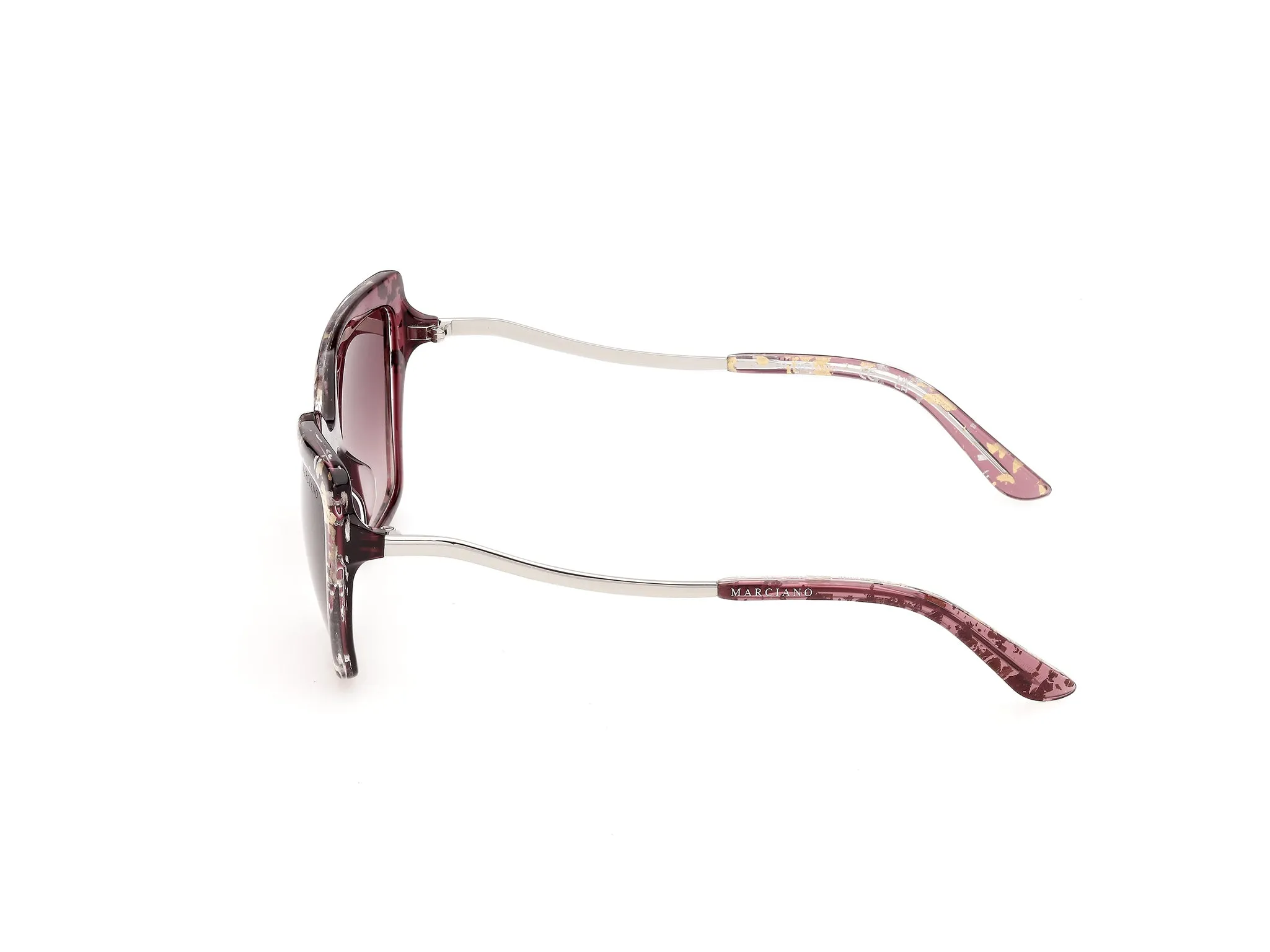 Guess by Marciano GM00046 71T Occhiali da sole Acetato Bordeaux Bordeaux Farfalla Normale - immagine 3