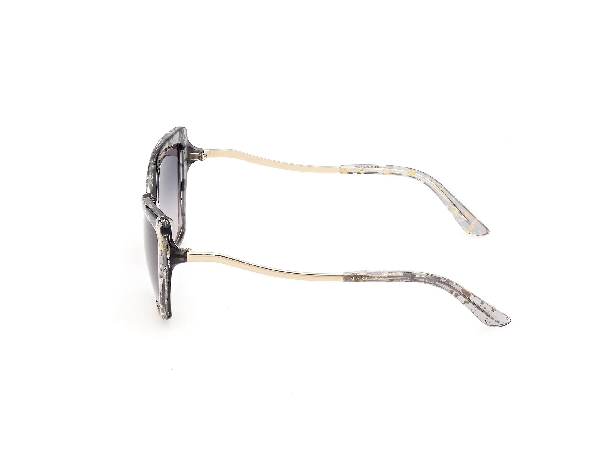 Guess by Marciano GM00046 20W Occhiali da sole Acetato Grigio Blu Farfalla Normale - immagine 3