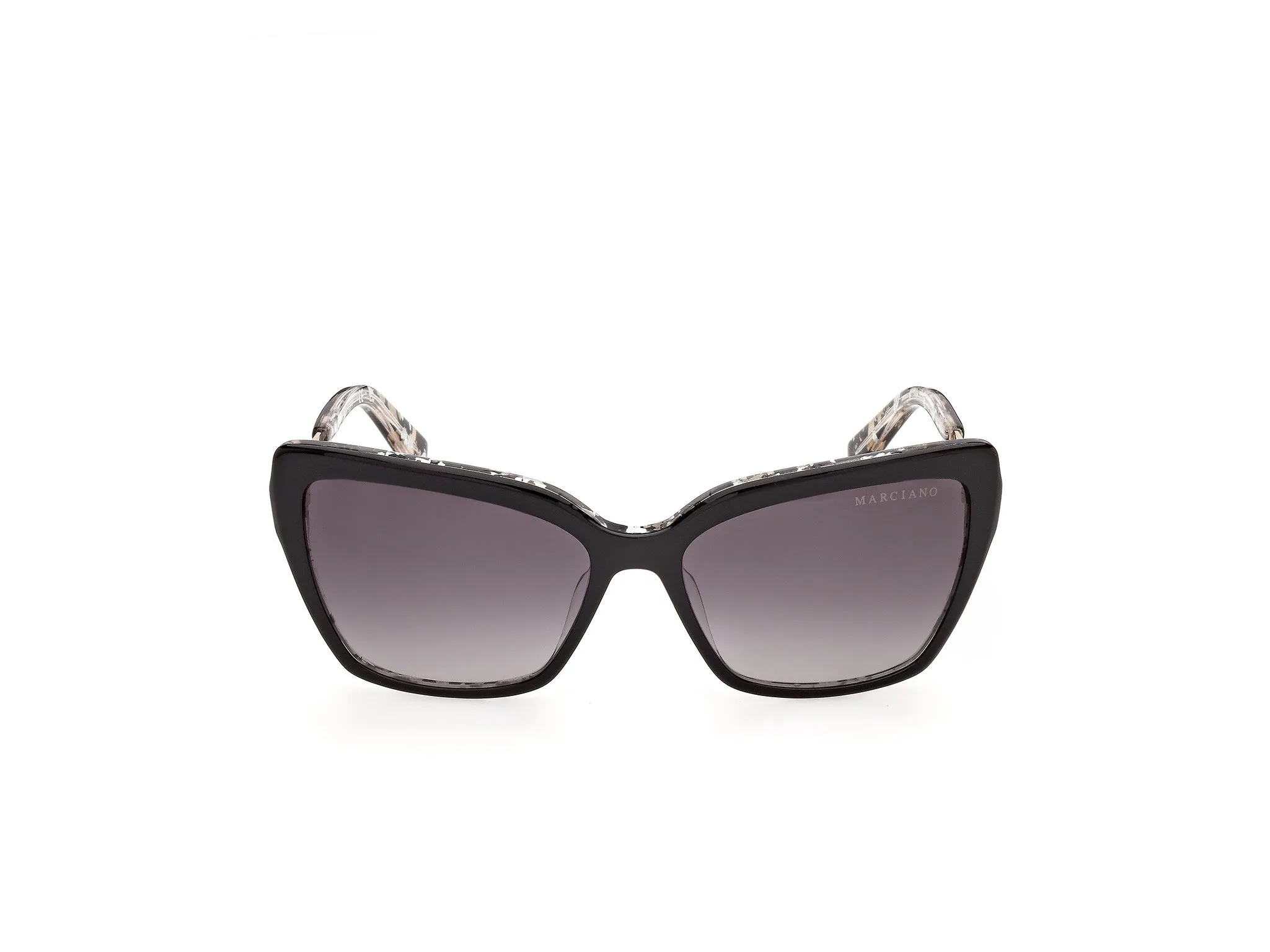 Guess by Marciano GM00046 01B Occhiali da sole Acetato Nero Fumo Farfalla Normale - immagine 2