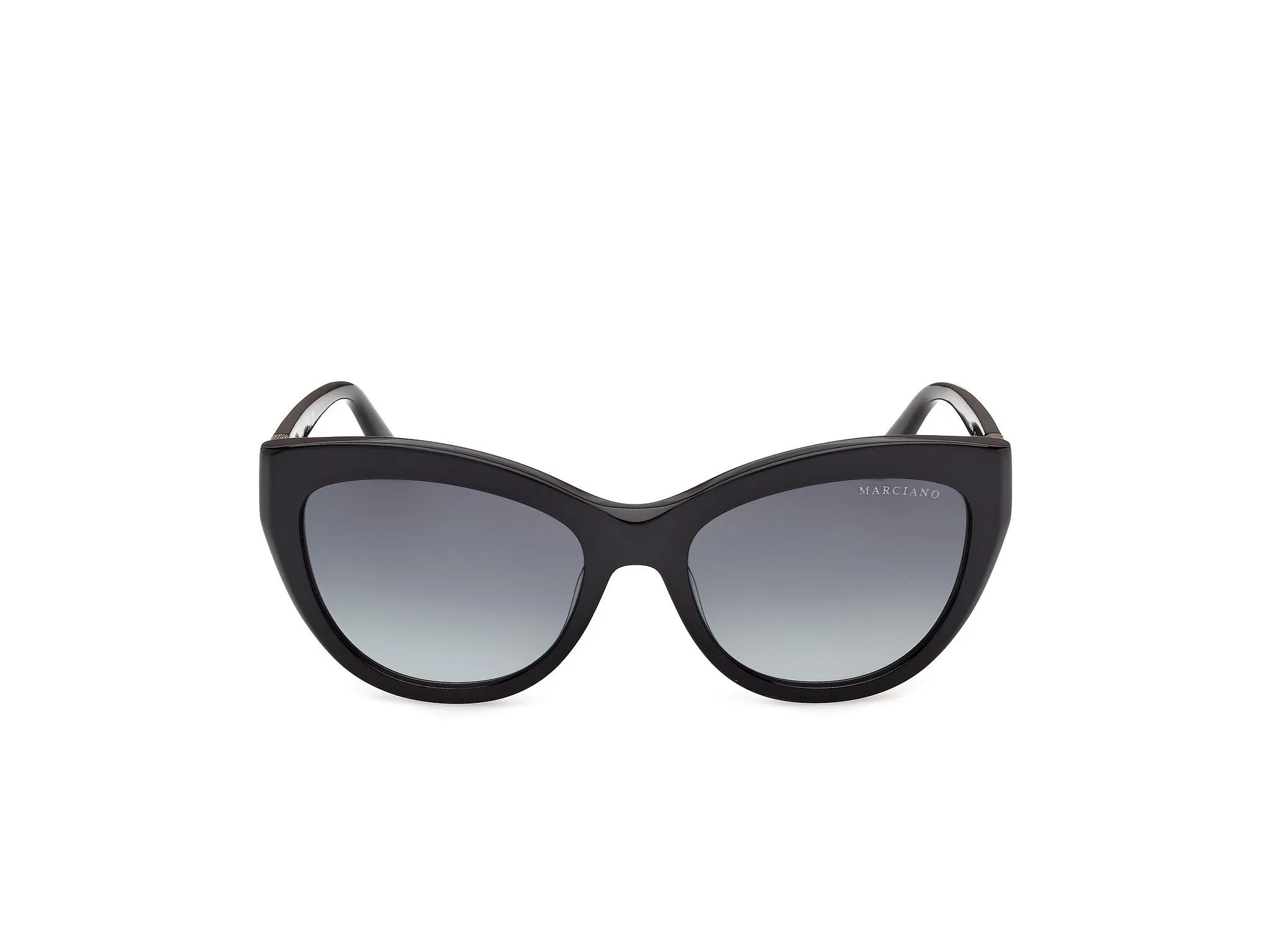 Guess by Marciano GM00045 01P Occhiali da sole Acetato Nero Verde Cat Eye Normale - immagine 2