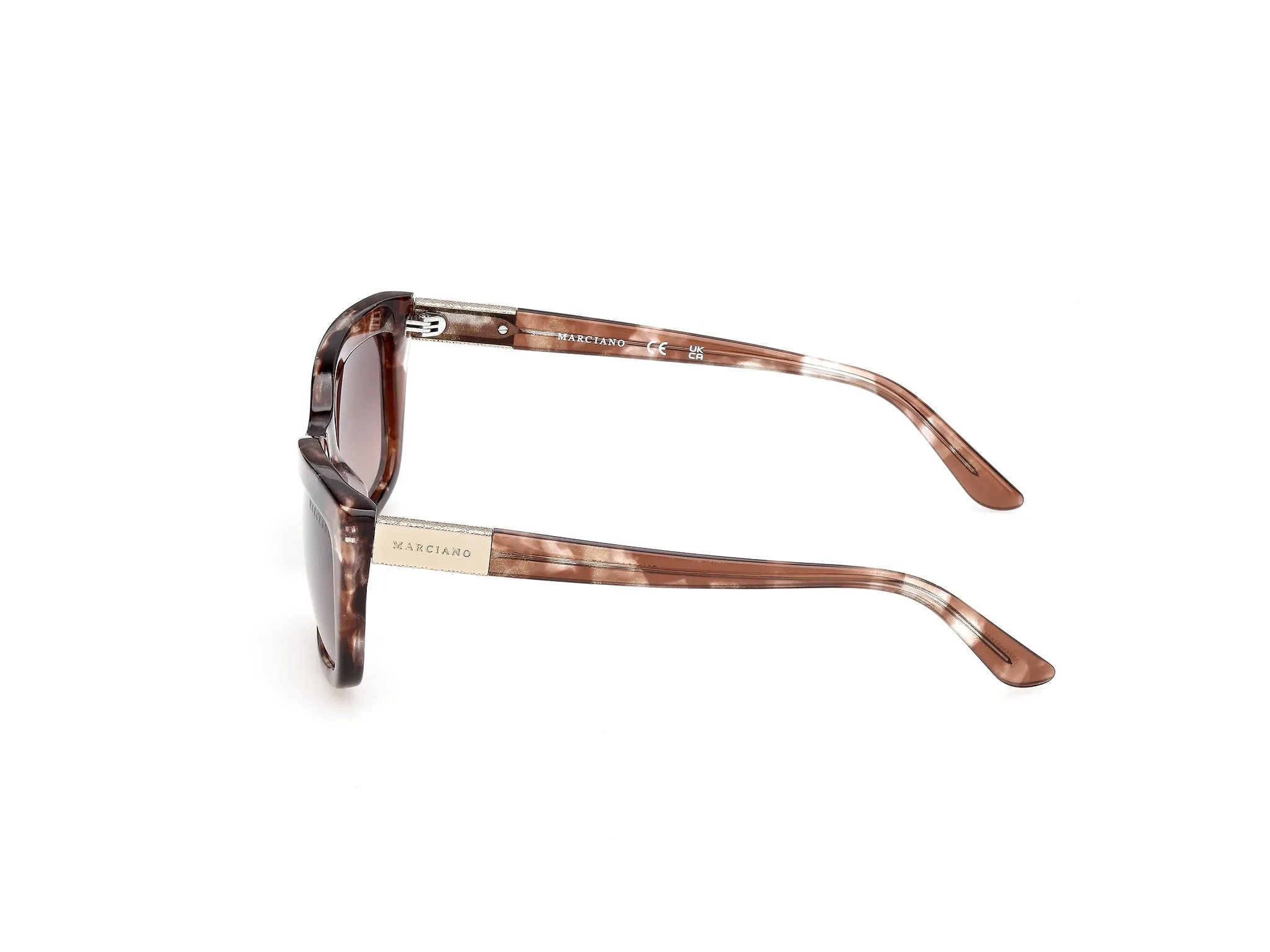 Guess by Marciano GM00044 50F Occhiali da sole Acetato Marrone Marrone Squadrata Normale - immagine 3