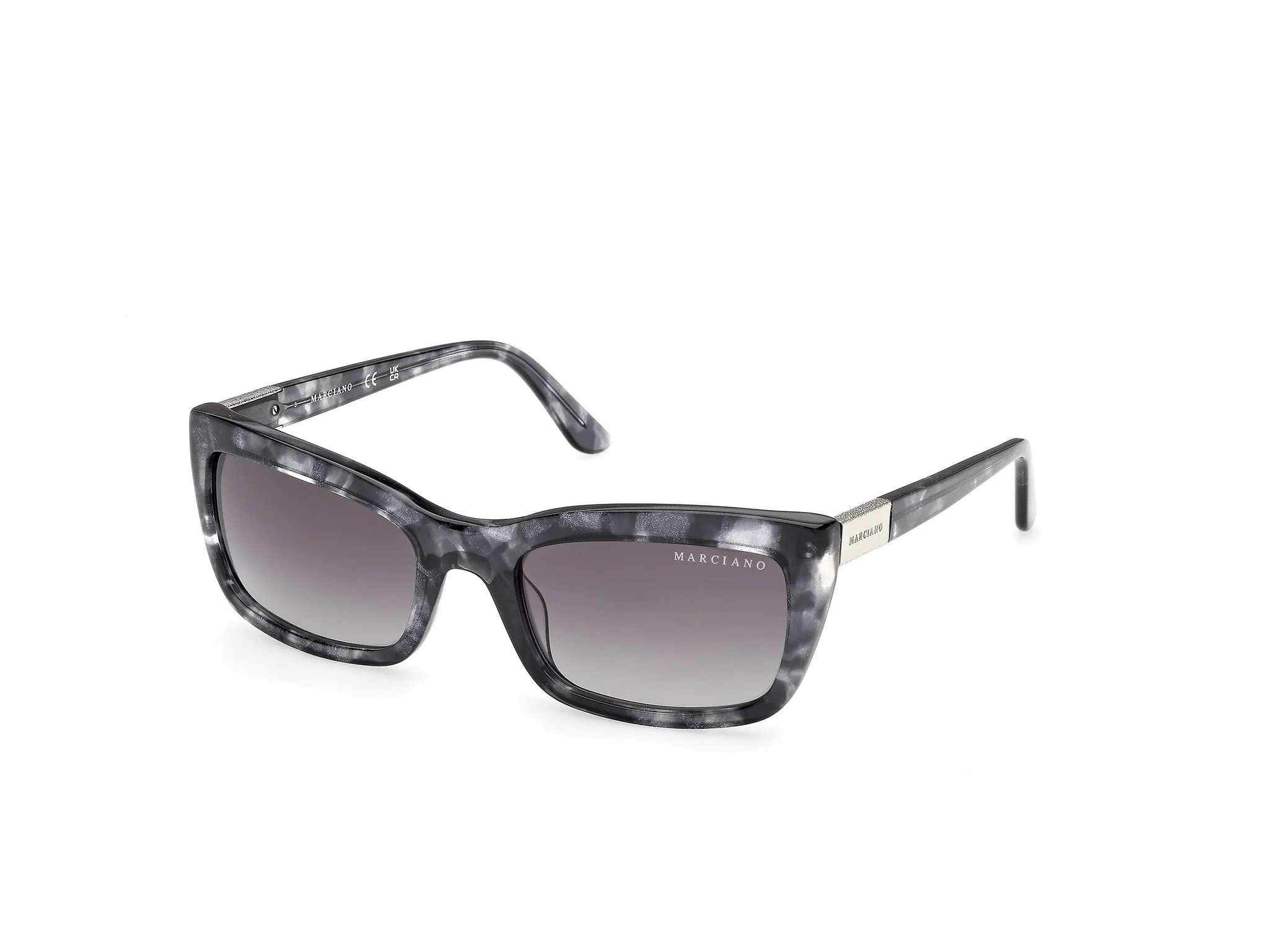 Guess by Marciano GM00044 20B Occhiali da sole Acetato Grigio Fumo Squadrata Normale - immagine 1