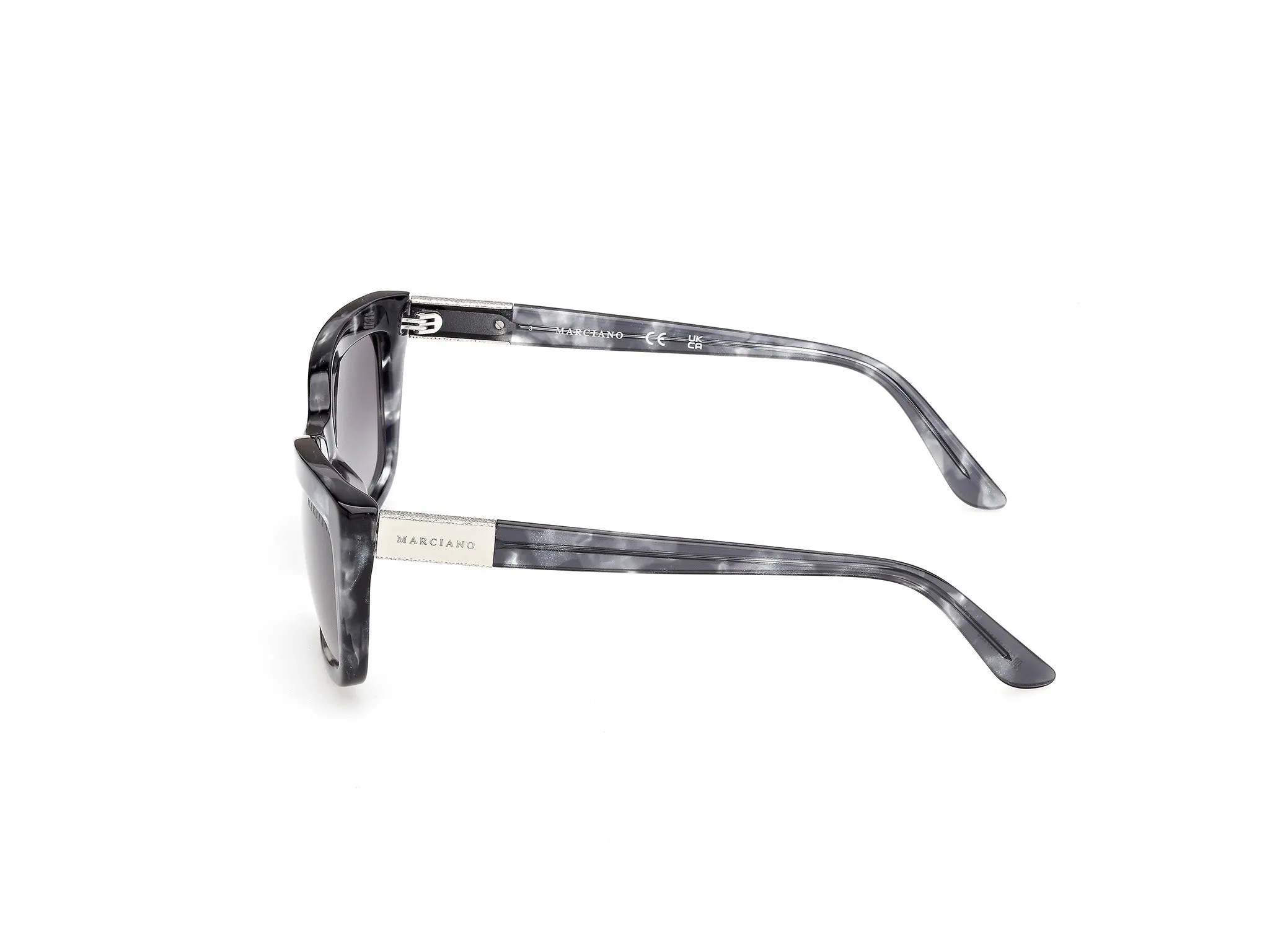 Guess by Marciano GM00044 20B Occhiali da sole Acetato Grigio Fumo Squadrata Normale - immagine 3