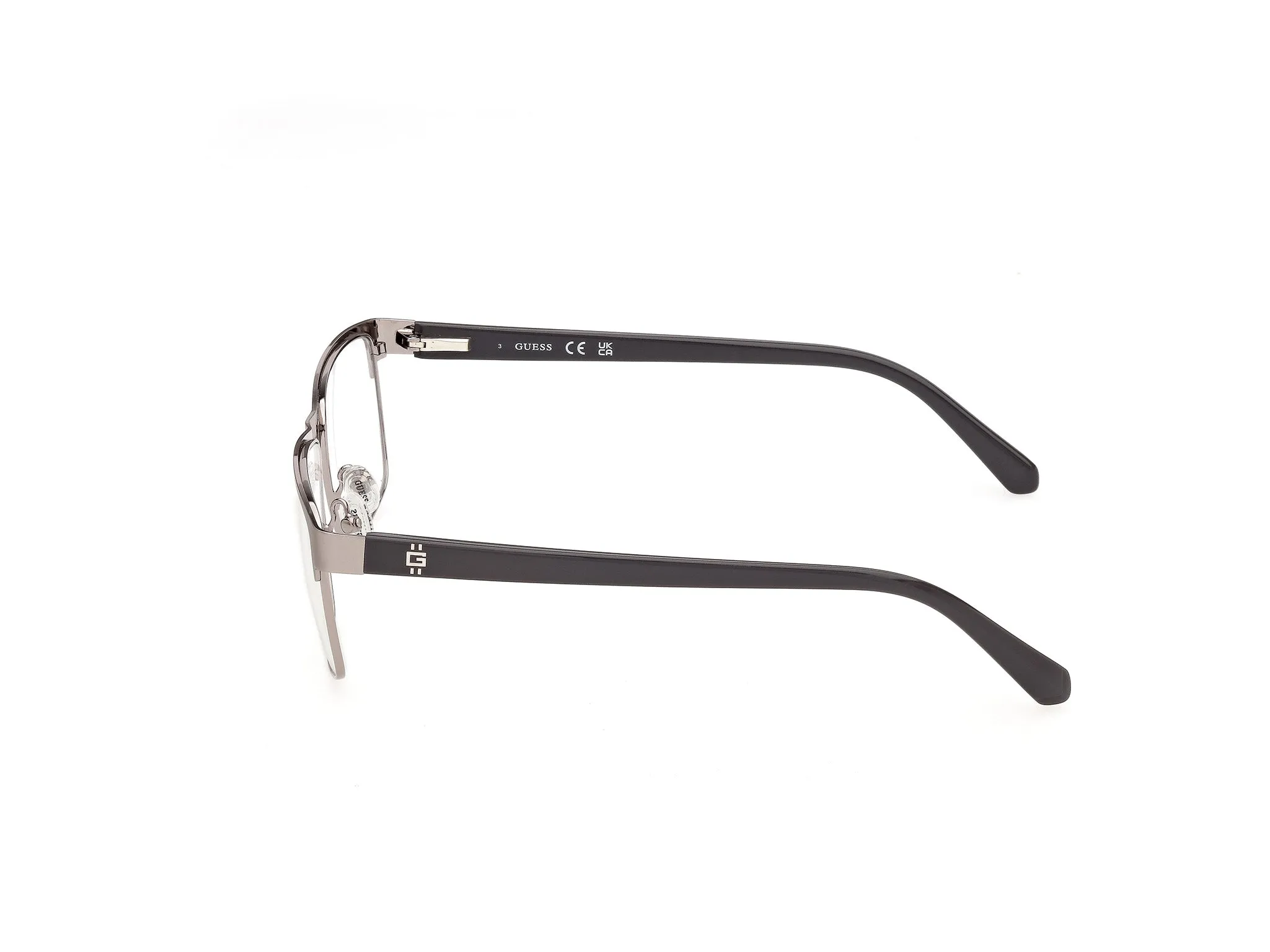 Guess GU50450 11 Montature da vista Metallo Grigio Squadrata Normale - immagine 3