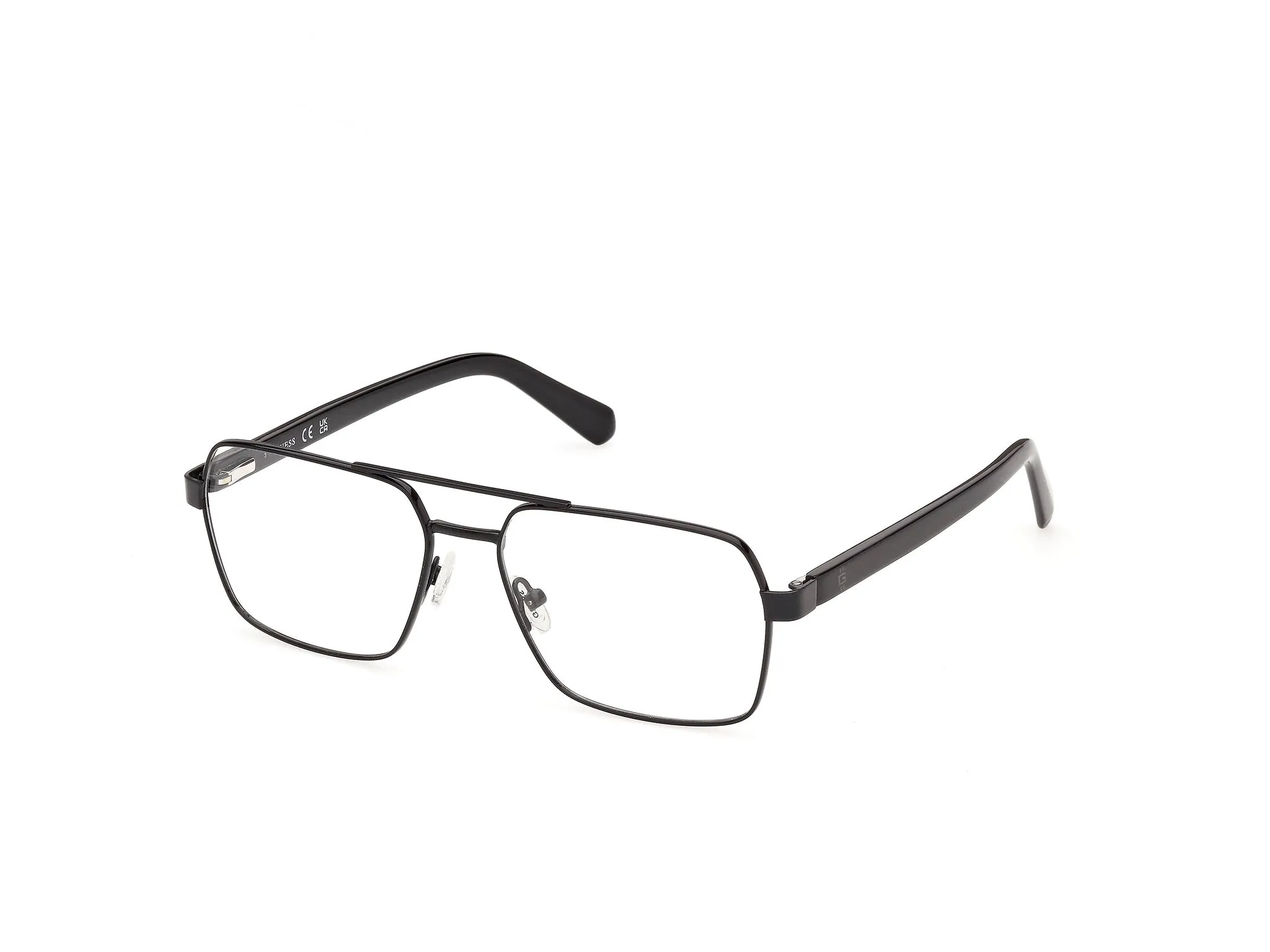 Guess GU50449 1 Montature da vista Metallo Nero Squadrata Normale - immagine 1