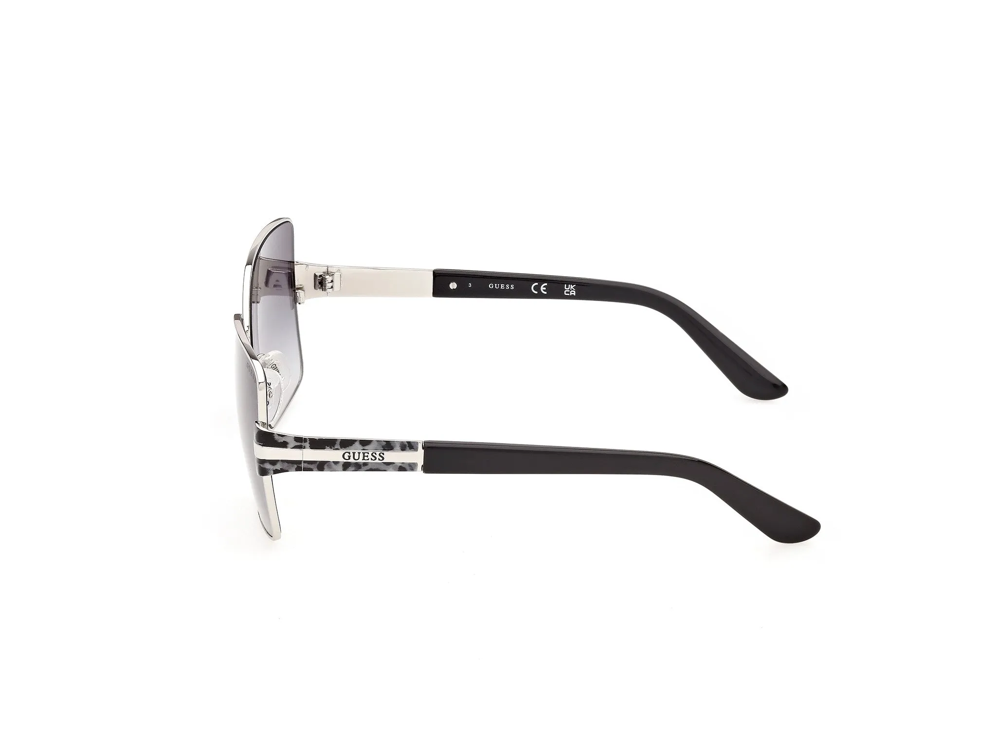 Guess GU00357 10B Occhiali da sole Metallo Grigio Fumo Farfalla Normale - immagine 3