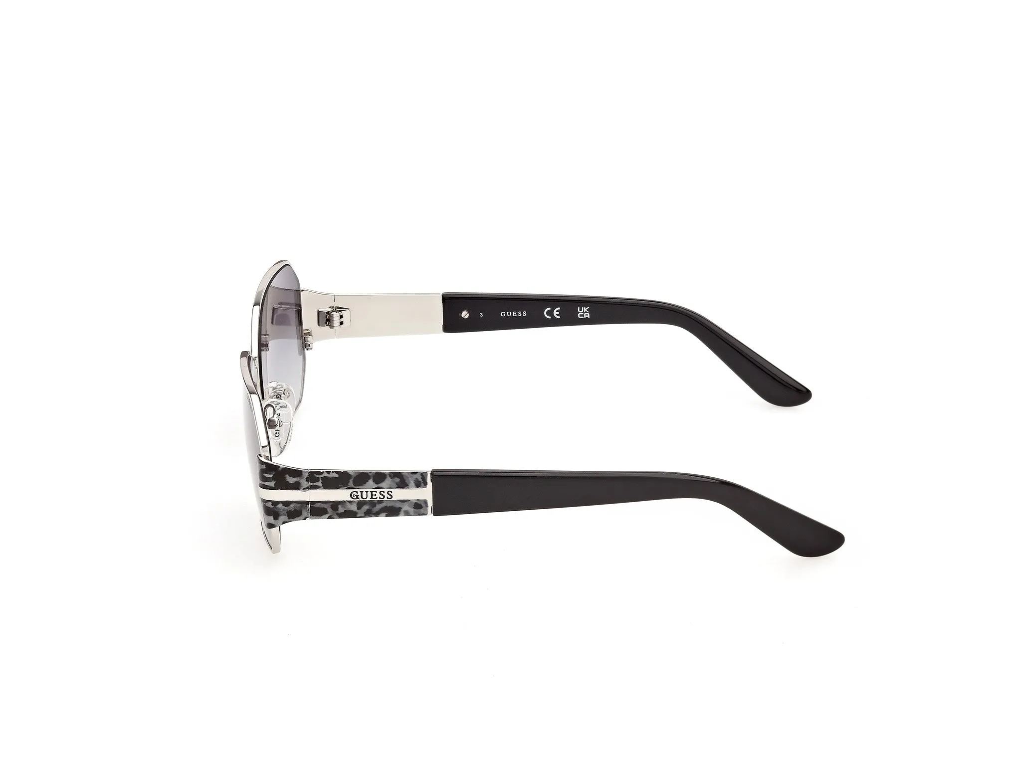 Guess GU00356 10B Occhiali da sole Metallo Grigio Fumo Geometrica Normale - immagine 3