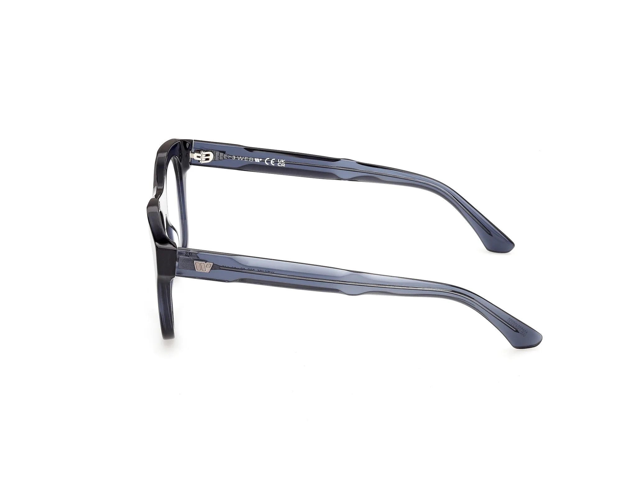 Web WE5485 90 Montature da vista Acetato Blu Squadrata Normale - immagine 3