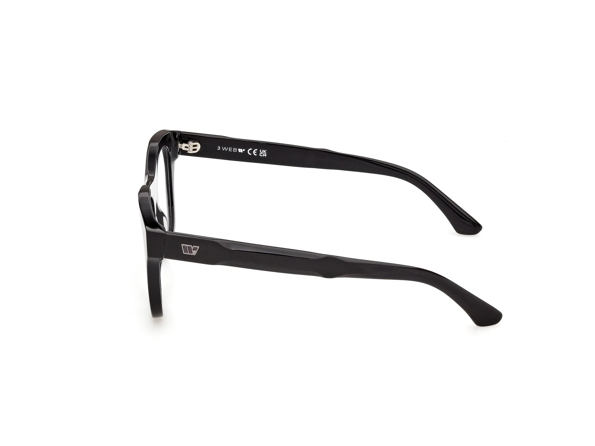 Web WE5485 1 Montature da vista Acetato Nero Squadrata Normale - immagine 3