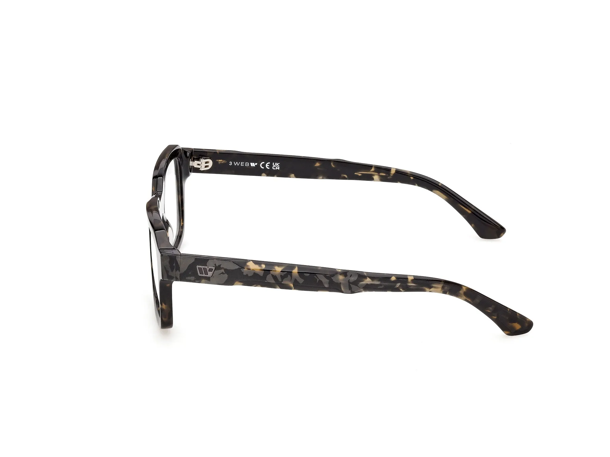 Web WE5484 52 Montature da vista Acetato Havana Squadrata Normale - immagine 3