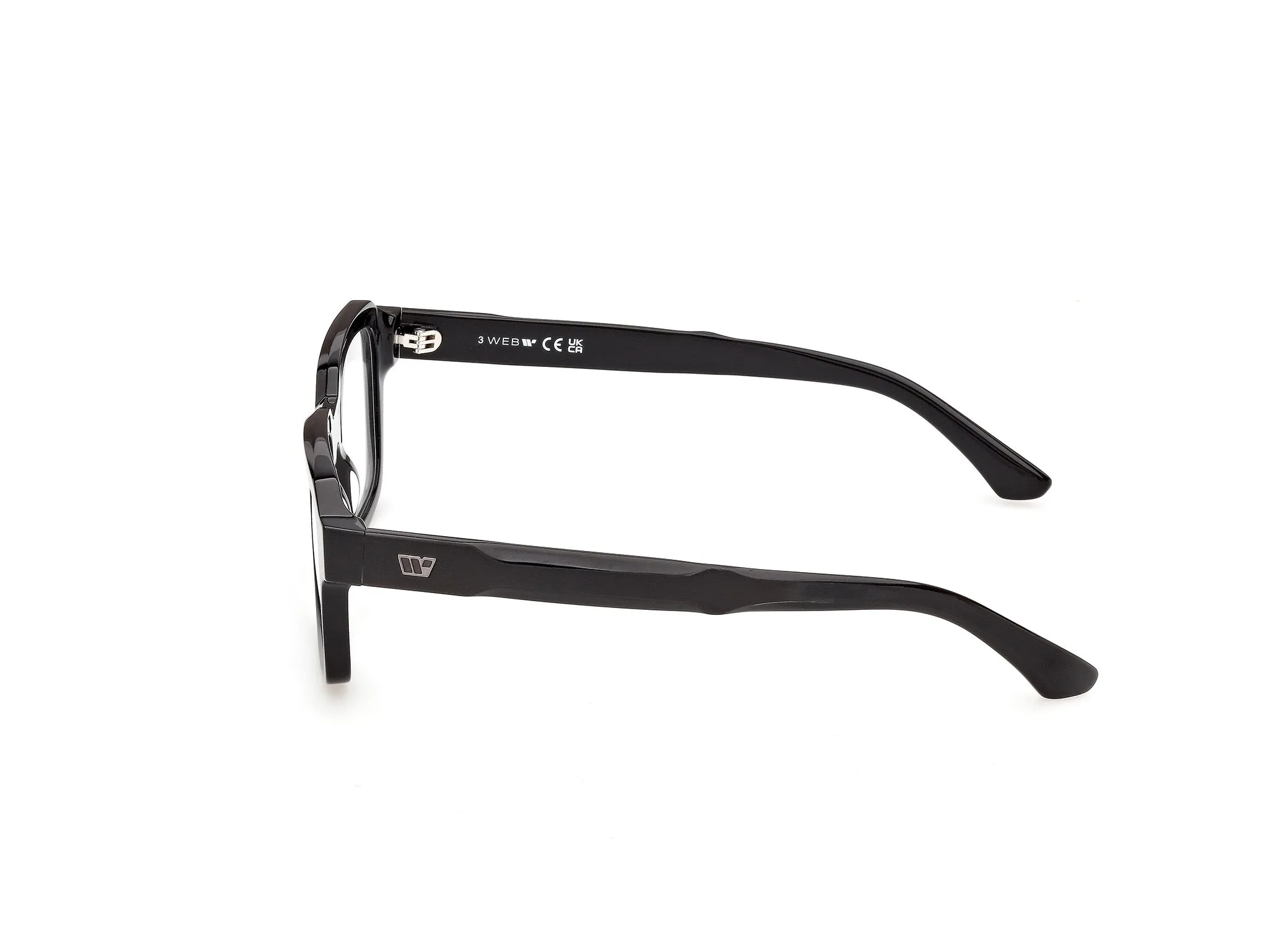 Web WE5484 1 Montature da vista Acetato Nero Squadrata Normale - immagine 3