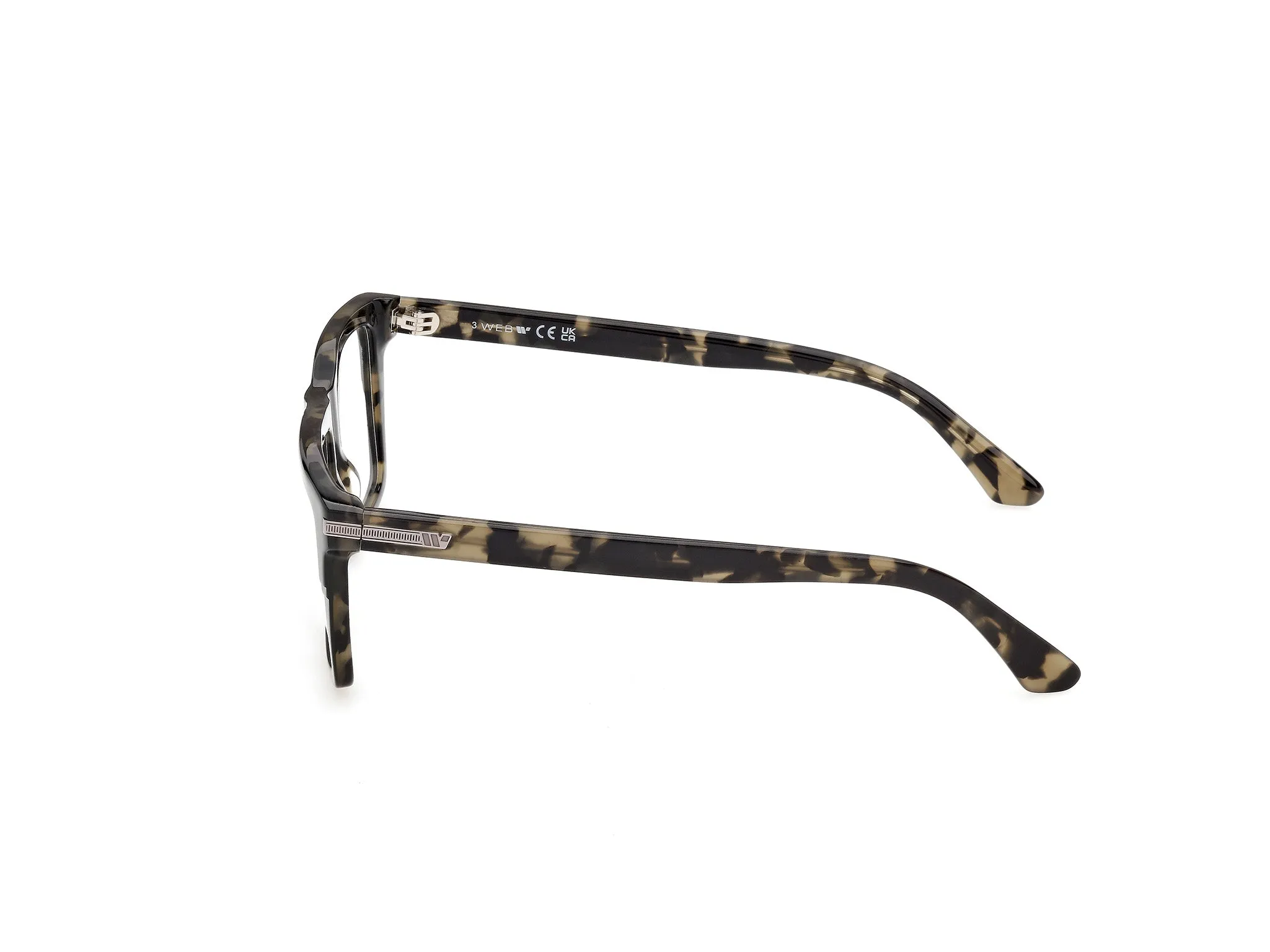 Web WE5483 98 Montature da vista Acetato Verde Squadrata Normale - immagine 3