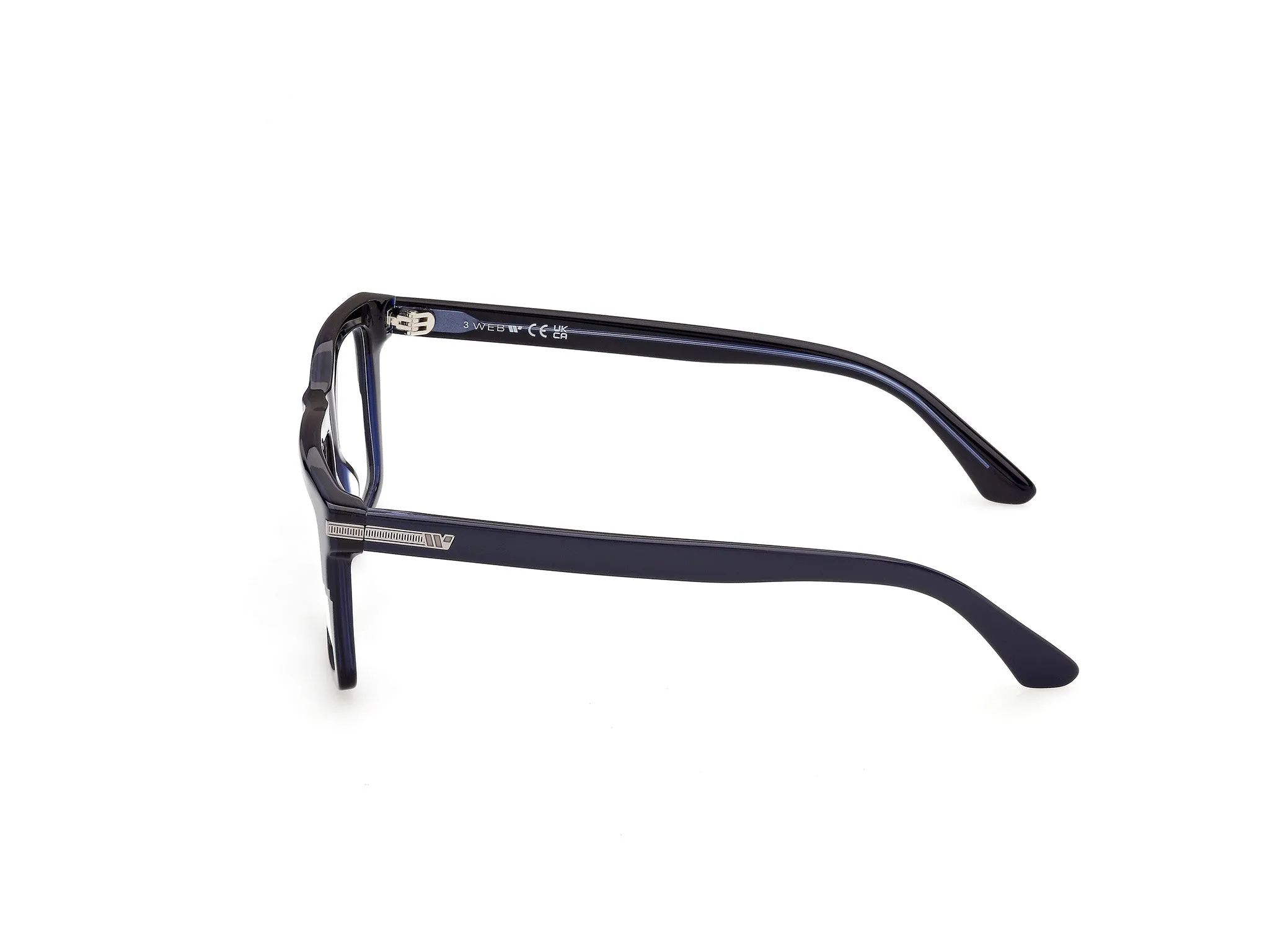 Web WE5483 92 Montature da vista Acetato Blu Squadrata Normale - immagine 3