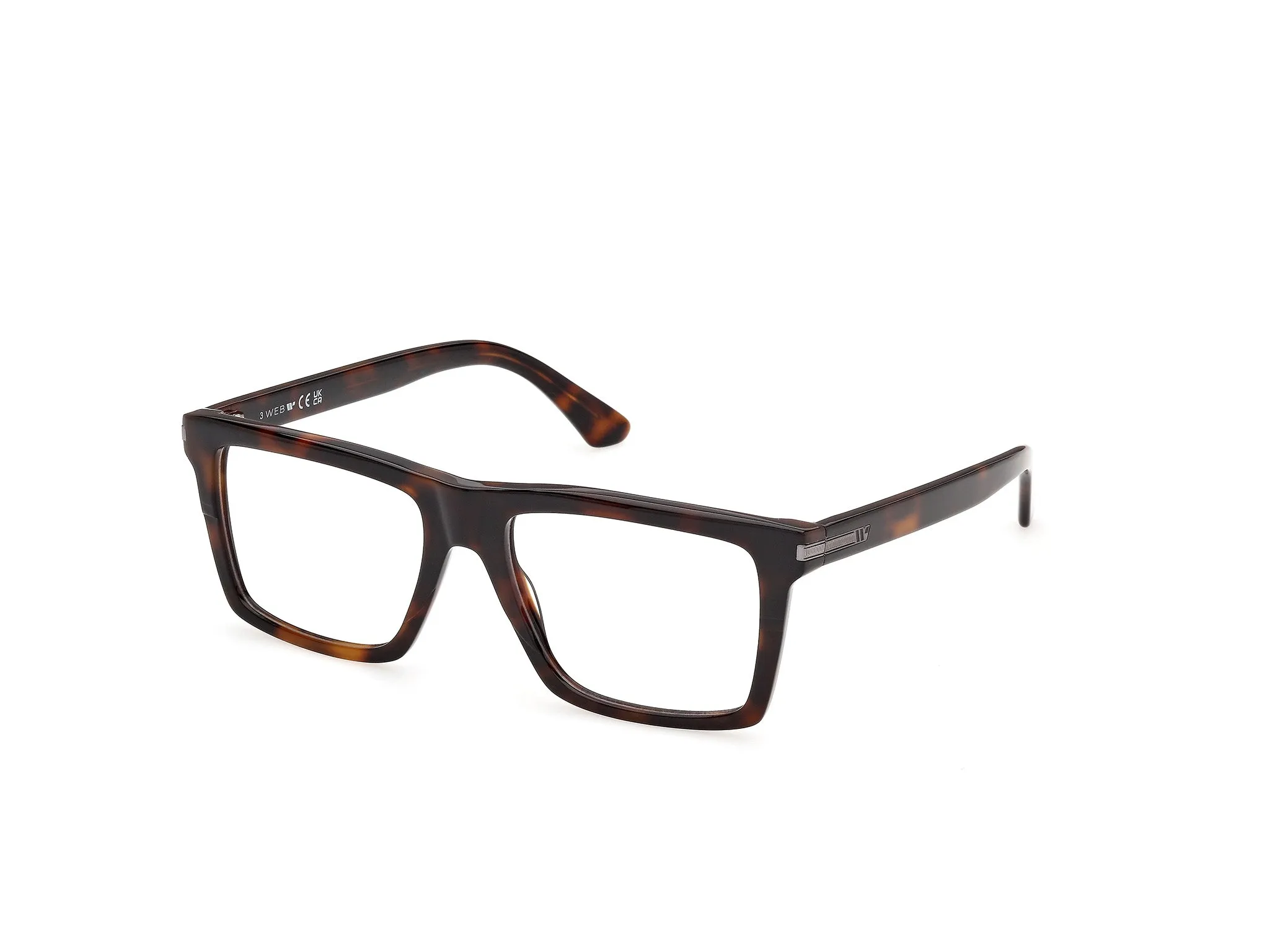 Web WE5483 52 Montature da vista Acetato Havana Squadrata Normale - immagine 1